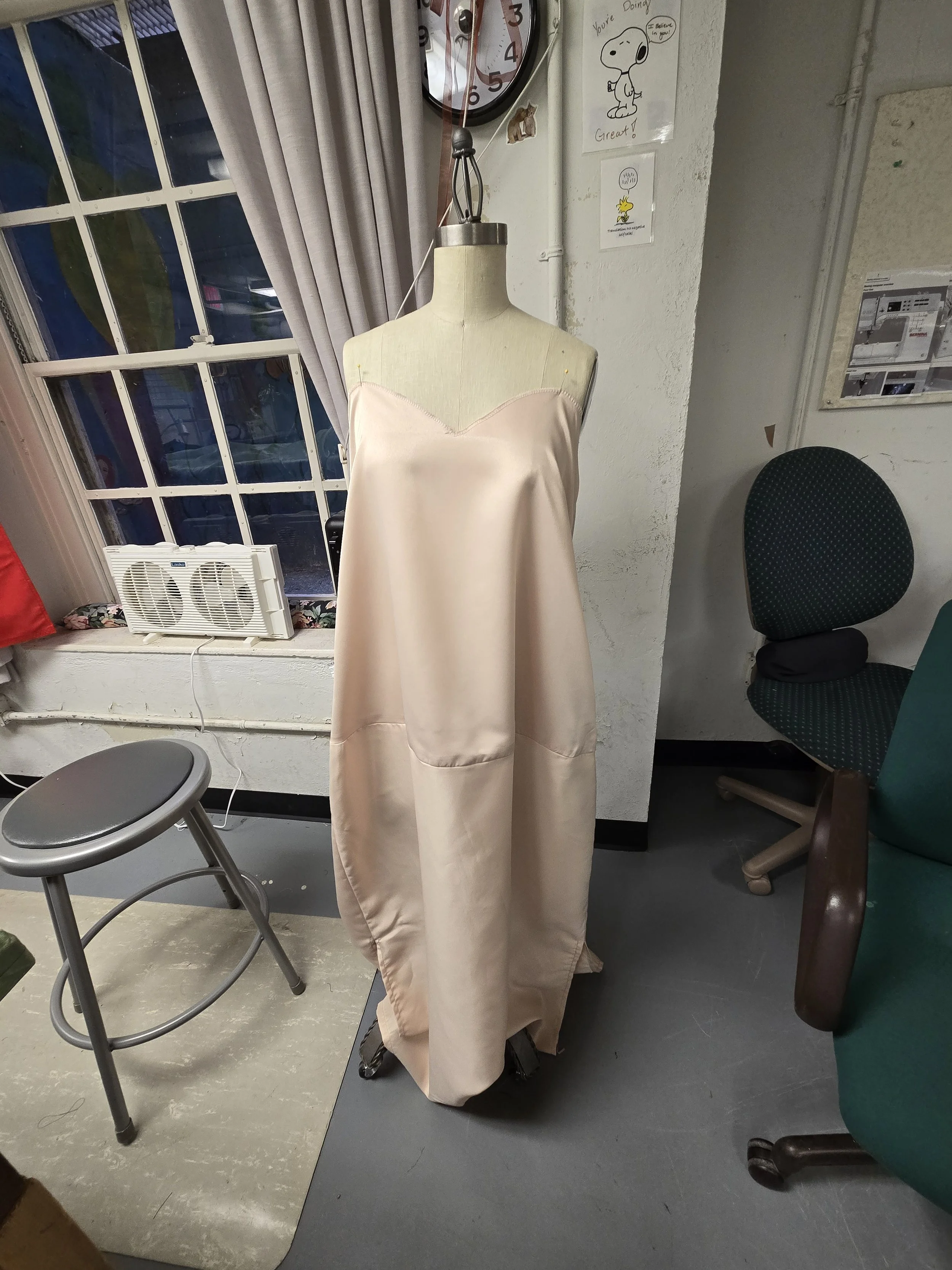 Dress Lining sewn