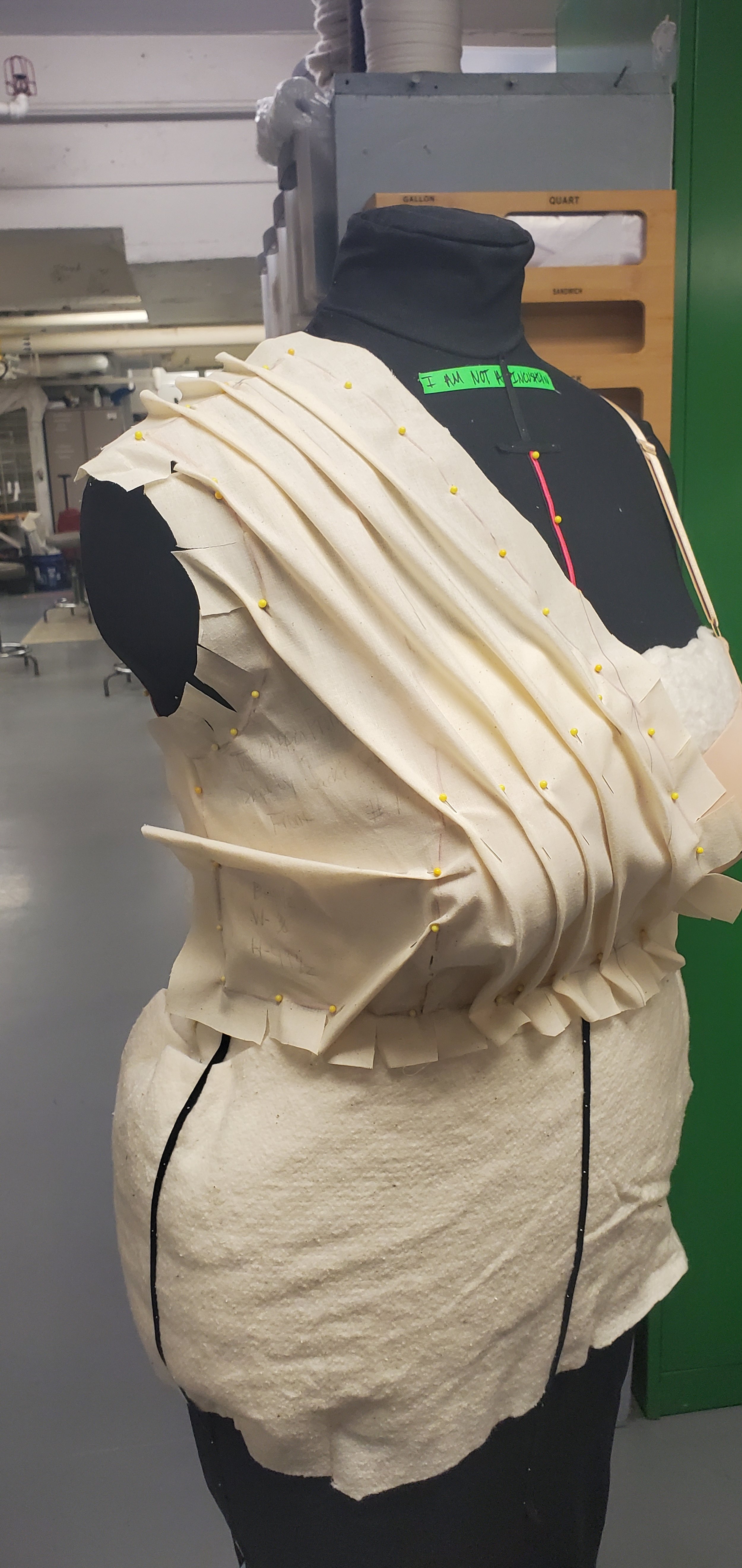 Bodice Drape - Side View
