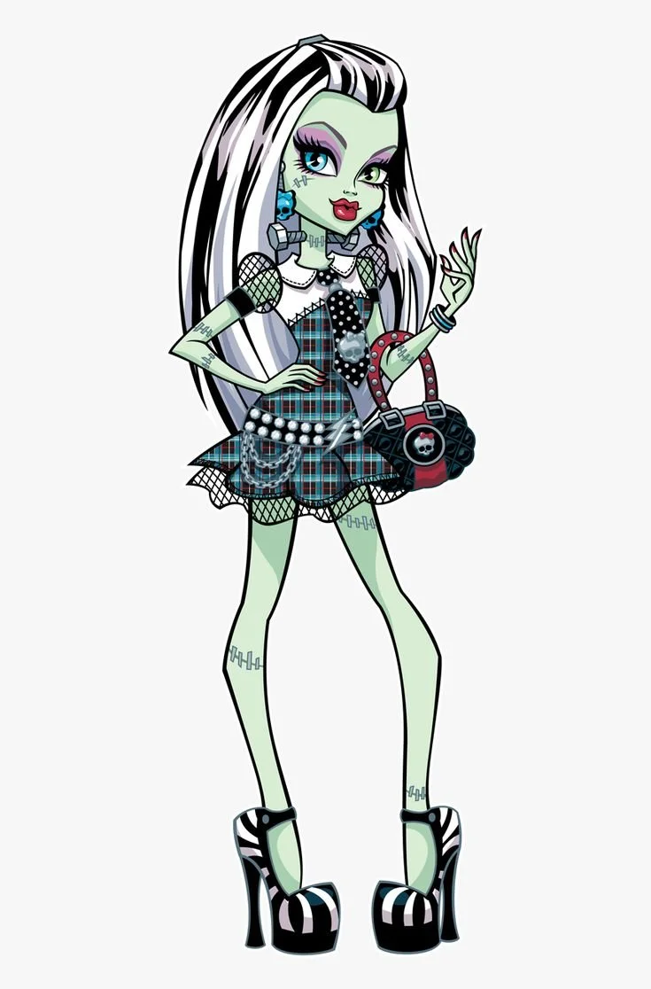 Inspiration for Handmade Wig - Frankie from Monster High