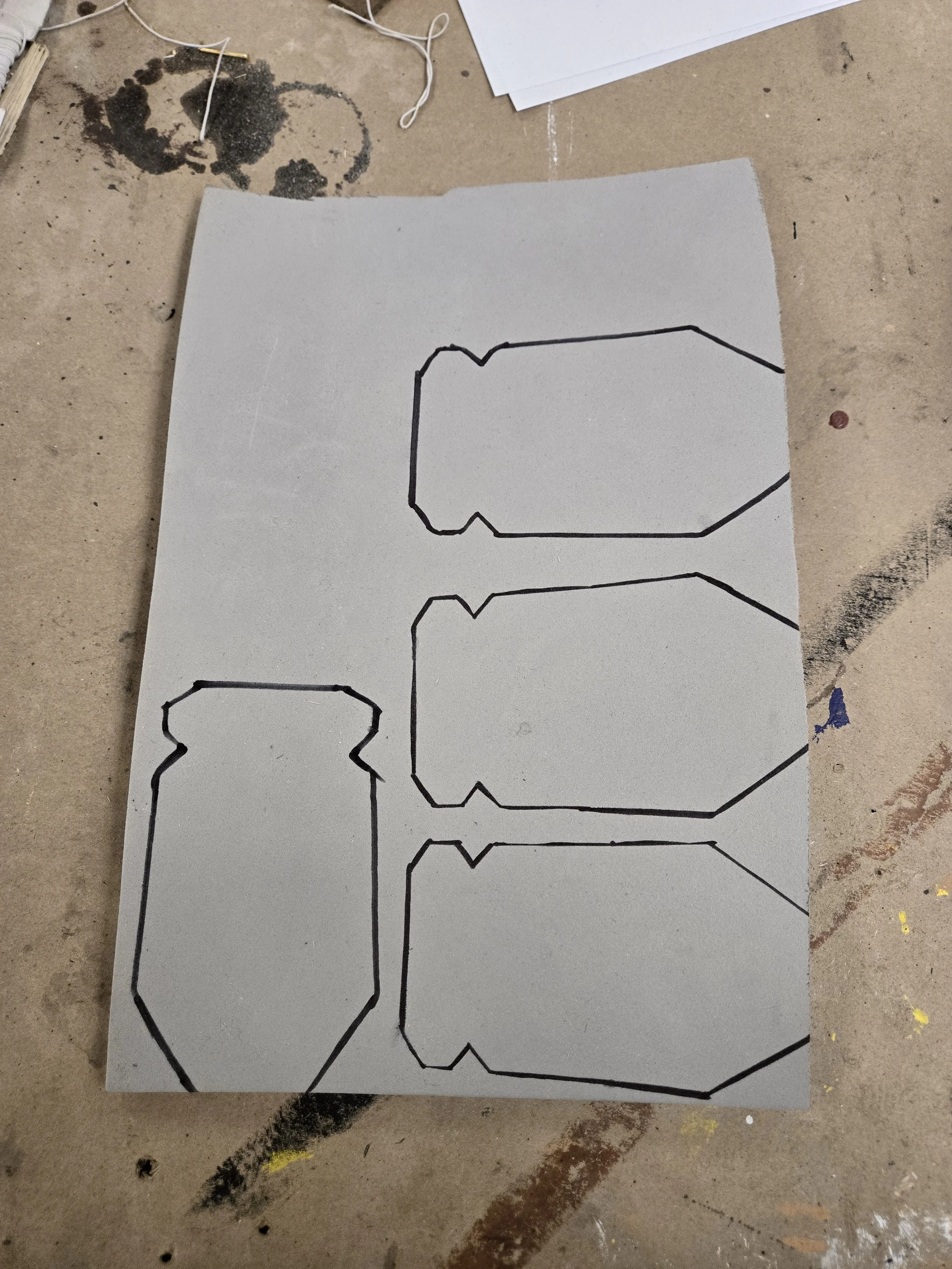 Cutting the bottom out of EVA foam