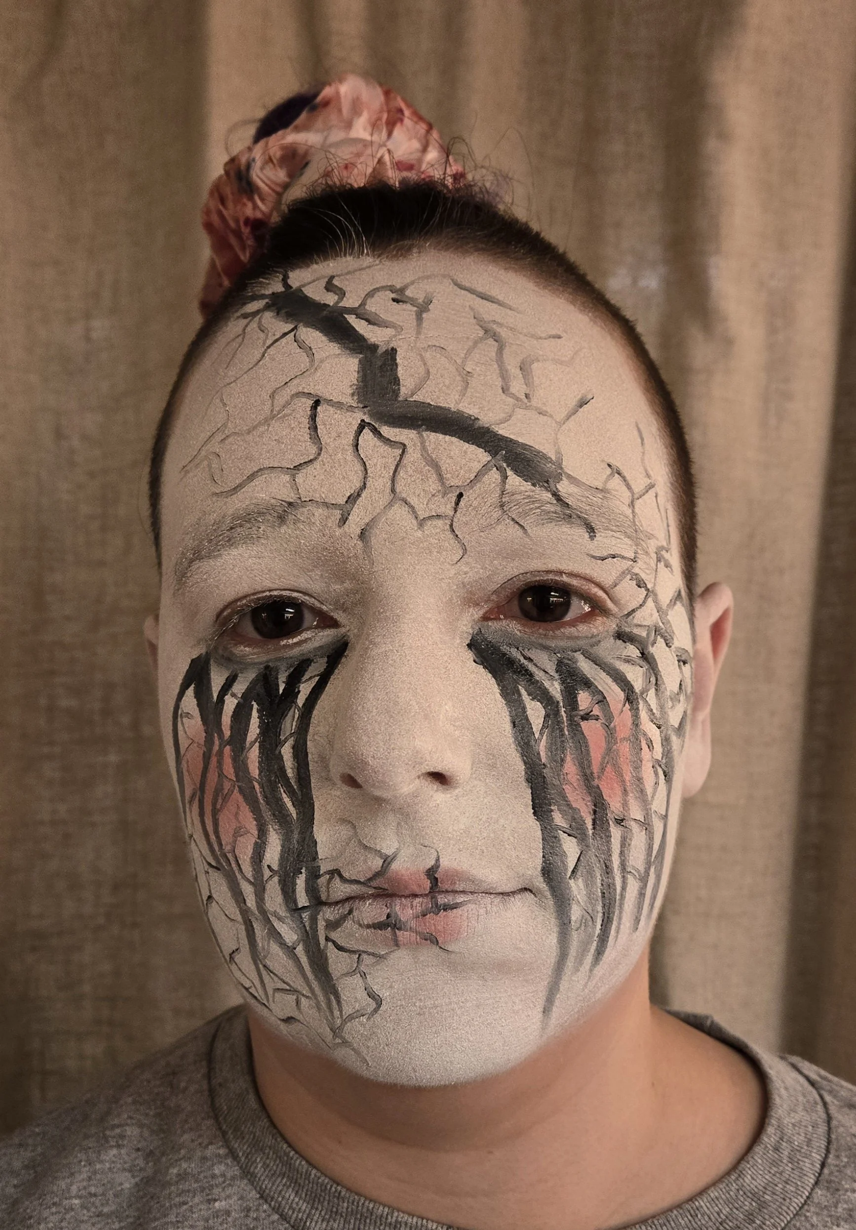 Haunted Doll Makeup - Front