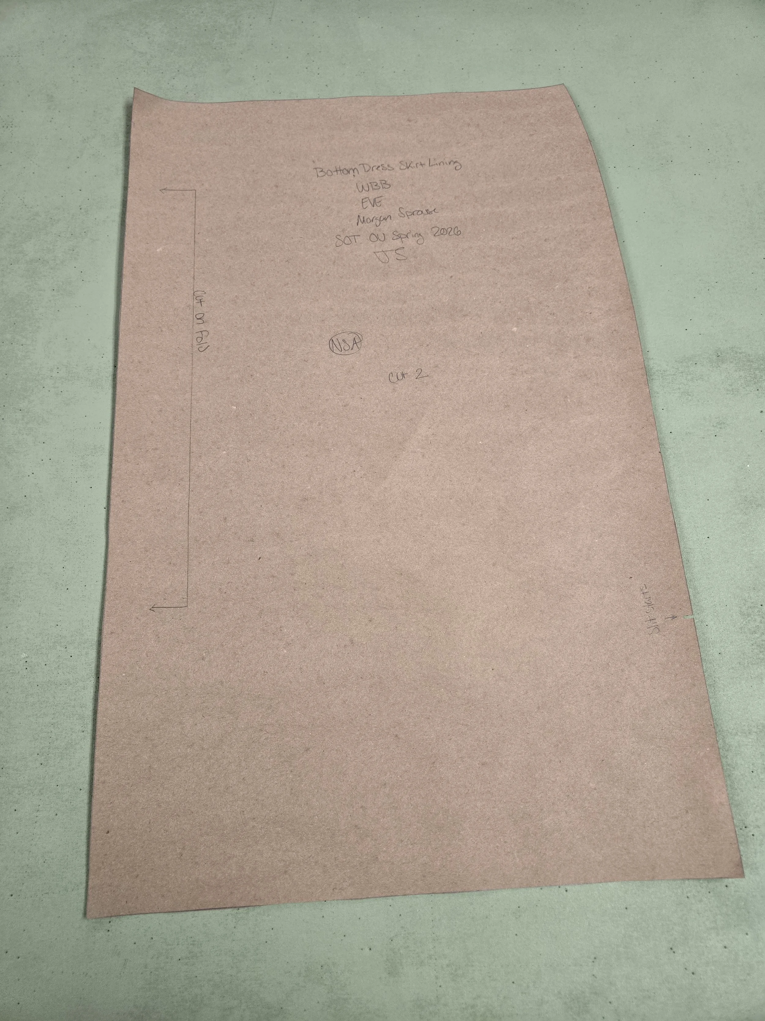 Skirt Lining Pattern