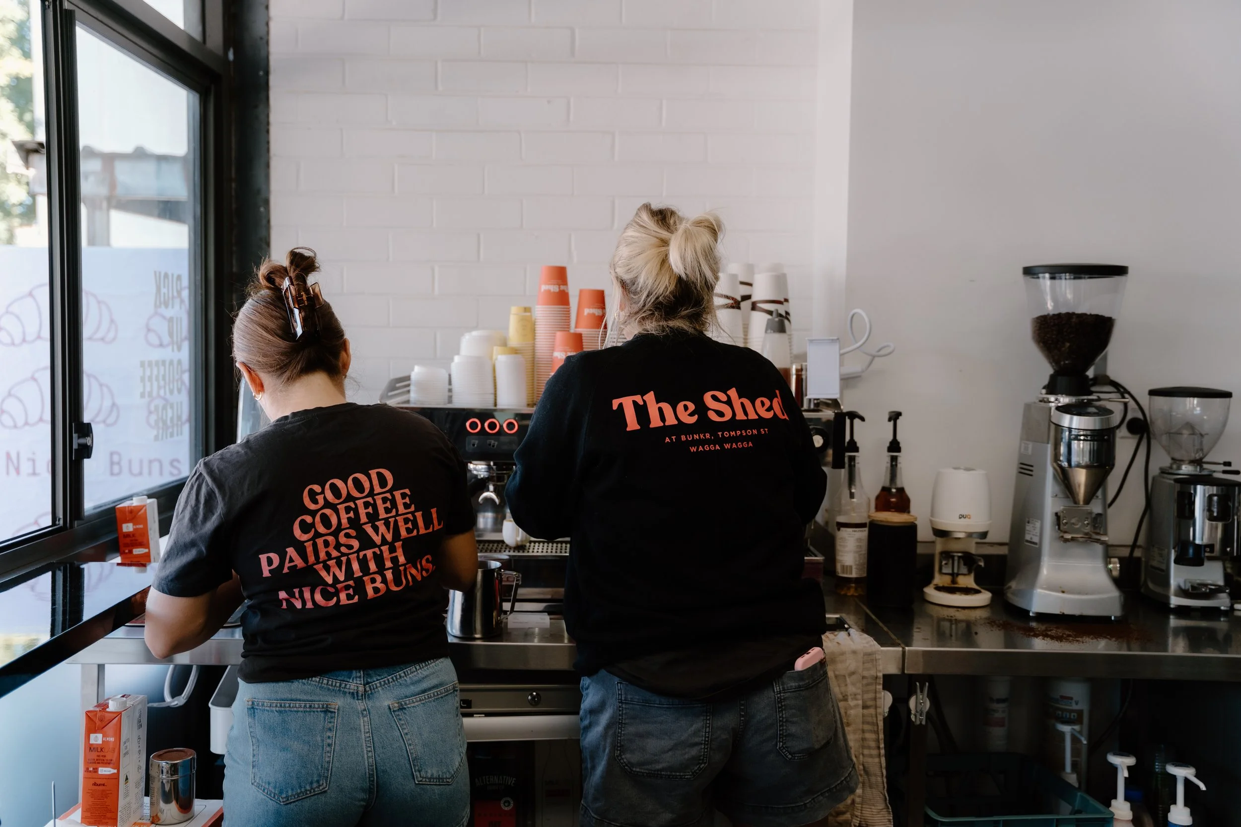 the shed coffee at bunkr gym