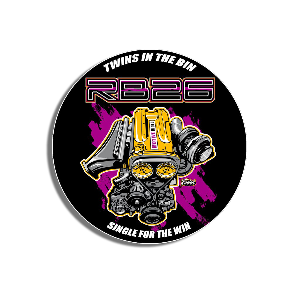 RB26 Single Turbo Sticker