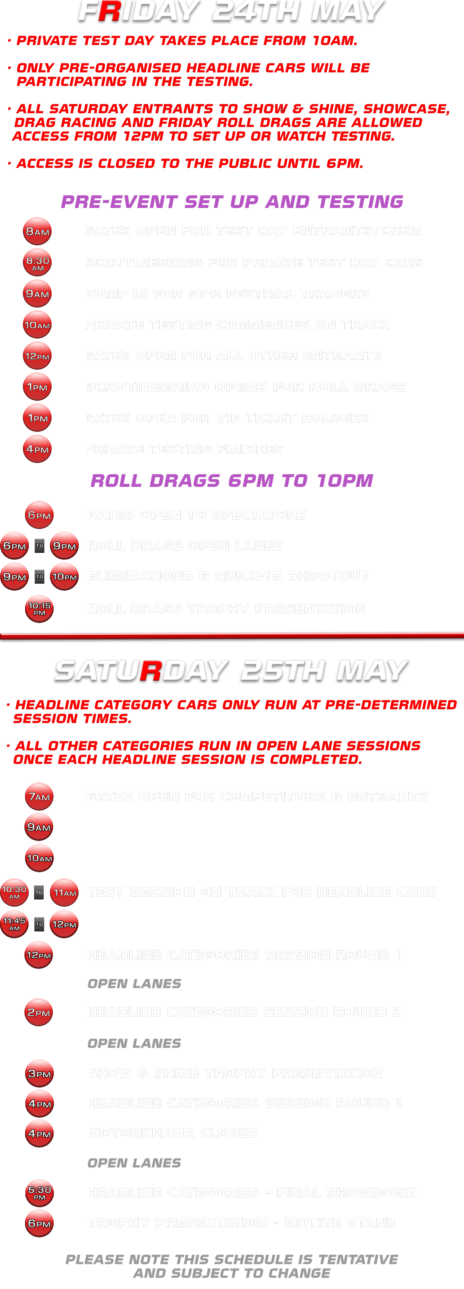 DRAG RACING INFO — GT-R Festival Australia