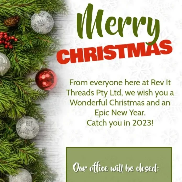 And that's a wrap folks. Rev It Threads has officially wrapped up 2022.
We would love to take this opportunity to thank YOU, our followers, our amazing customers, our awesome suppliers and of course my fantastic crew. Without all of you, Rev It Threa