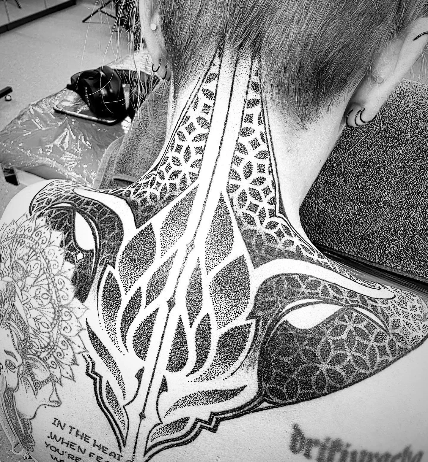 All finished with this tattoo on Renee. 
Thank you so much.