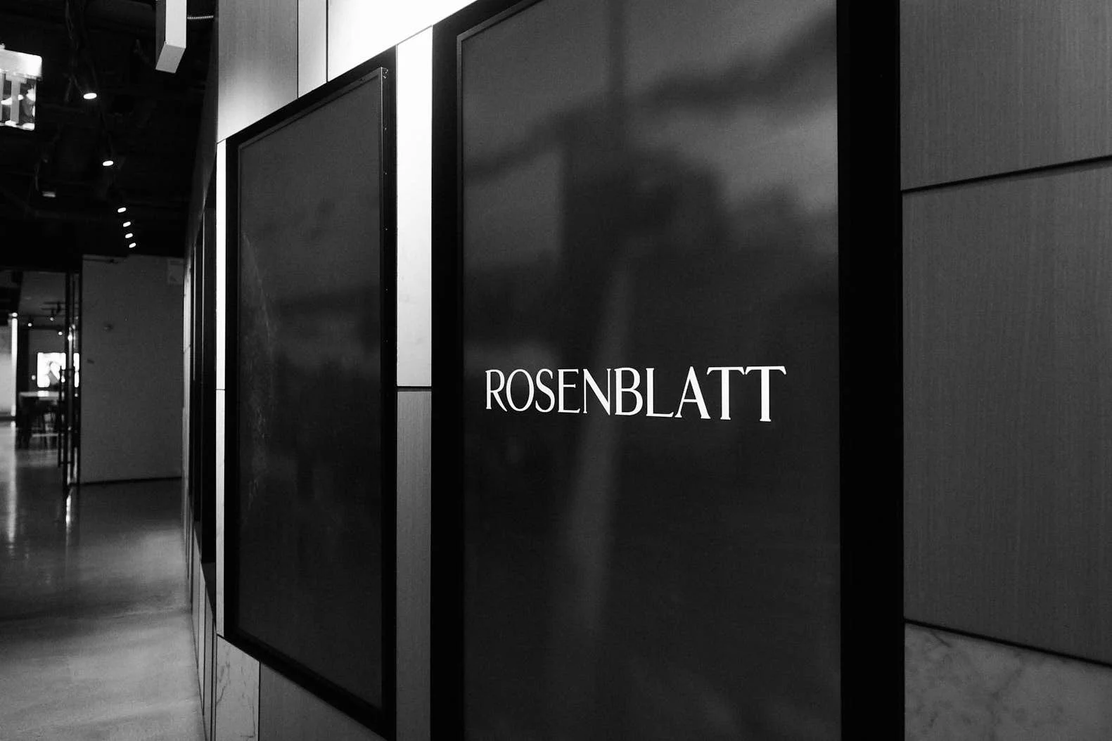Signage for Rosenblatt Securities 