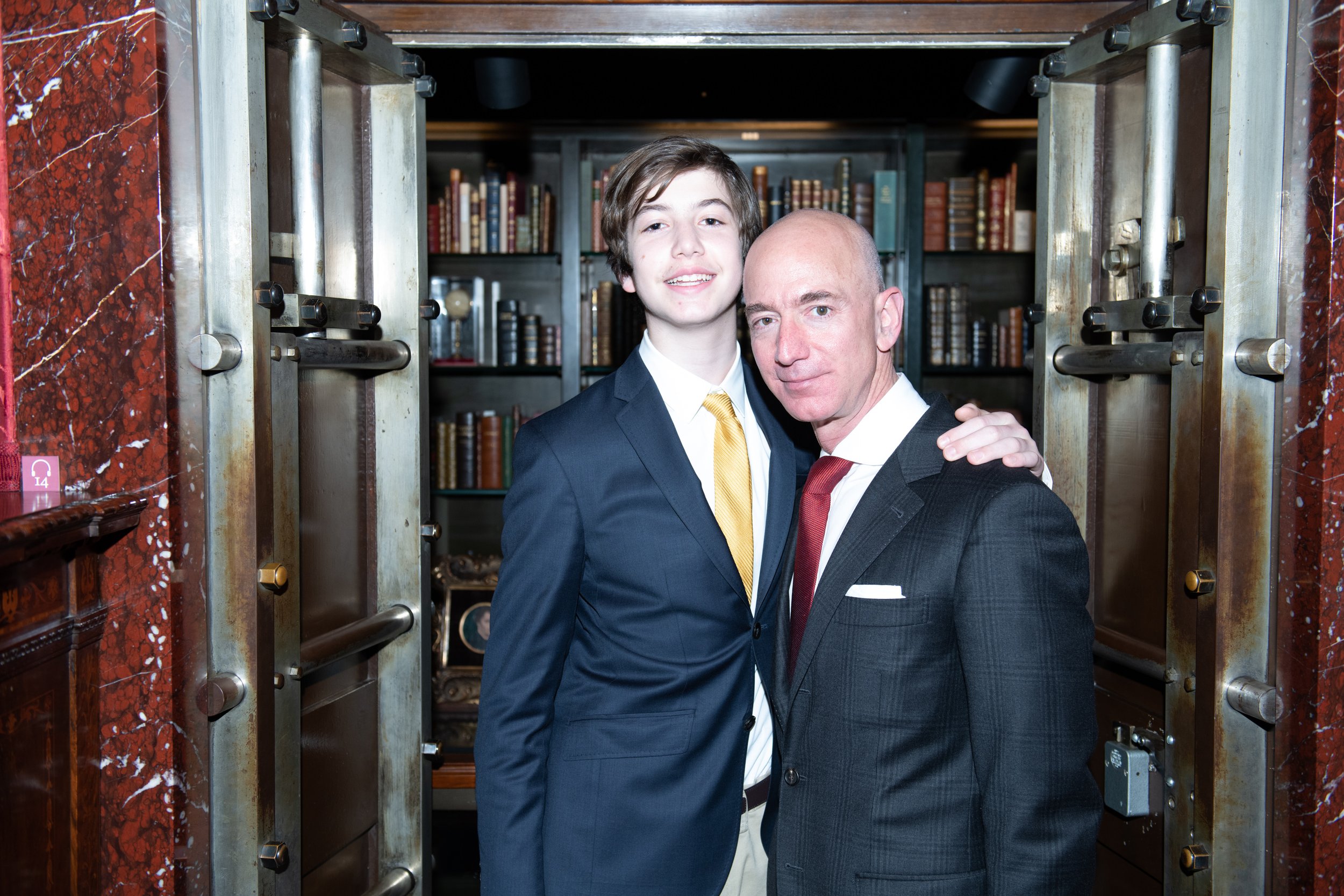 Jeff Bezos at the JP Morgan Library