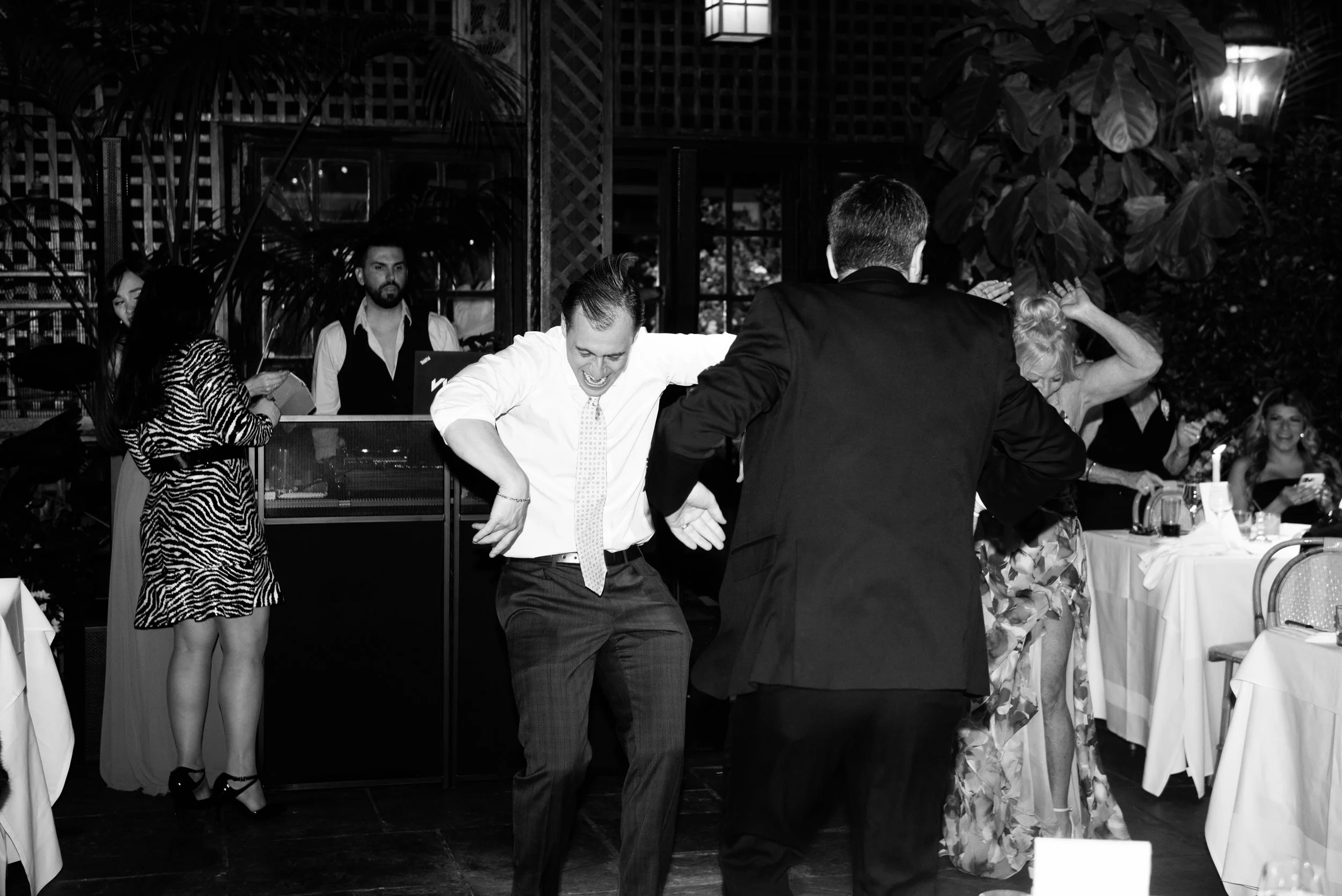 Guy dancing at a party 