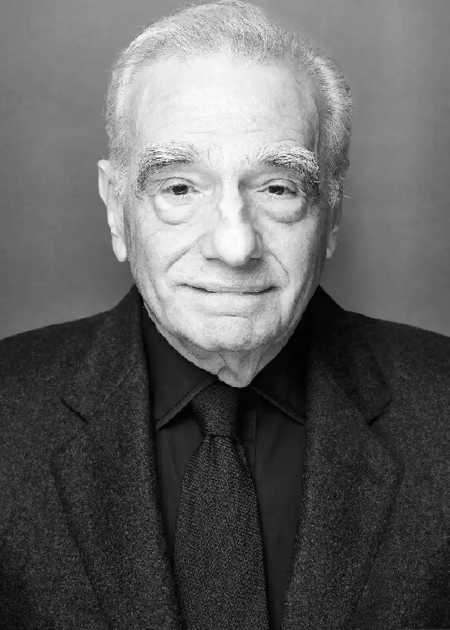 A professional headshot of Martin Scorsese 