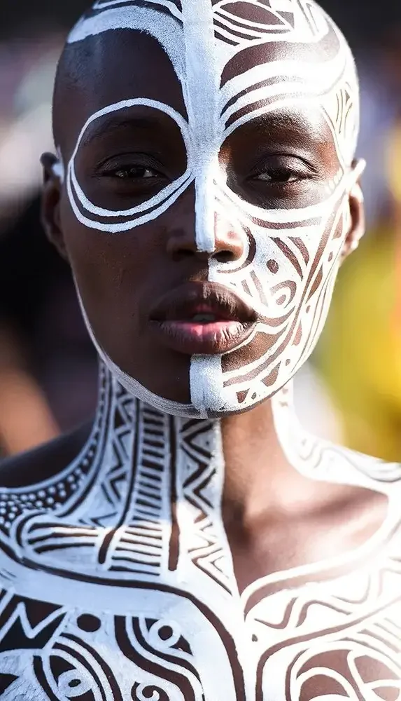 Female headshot taken at Afropunk