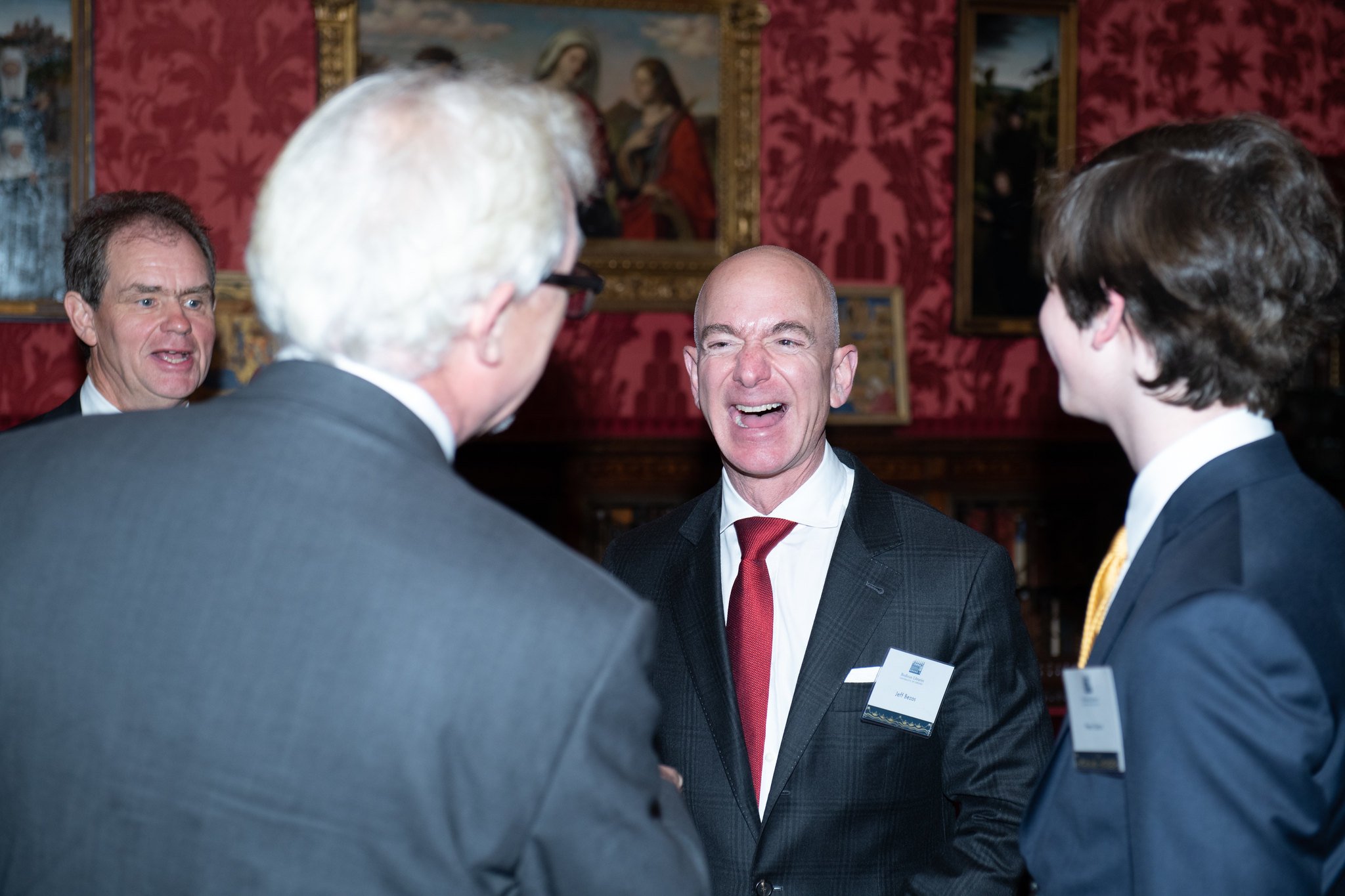 Jeff Bezos at JP Morgan Library