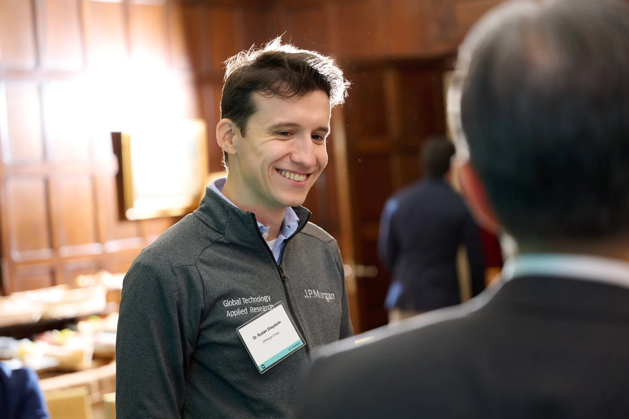 JP Morgan Chase attendee at quantinuum roundtable discussion