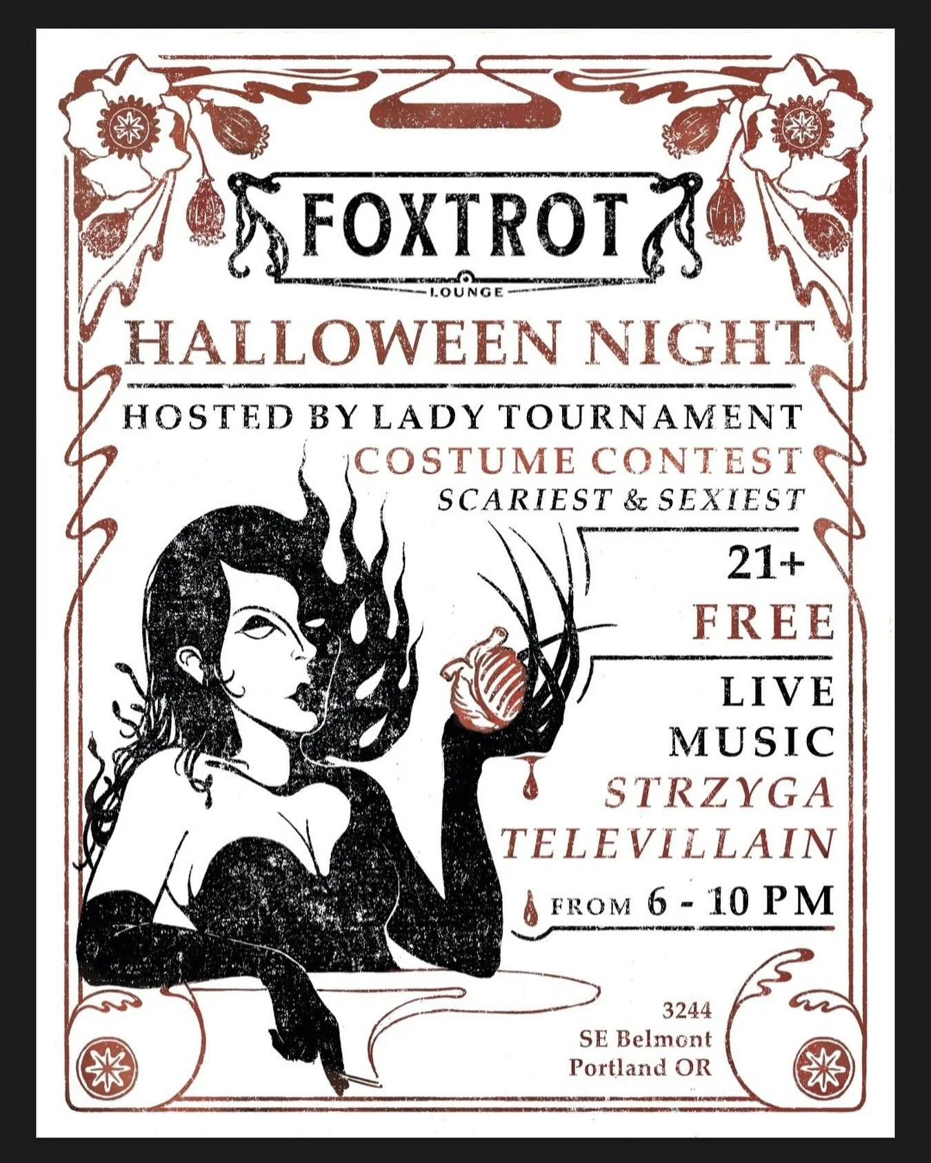 Halloween party at Fox Trot featuring Stzryga! Come sip cocktails designed by lead singer Daniel and rage with us on the best night of the year.
&bull;
&bull;
&bull;
&bull;
&bull;
&bull;
&bull;
&bull;
&bull;
&bull;
&bull;
&bull;
&bull;
&bull;
#STRZYG