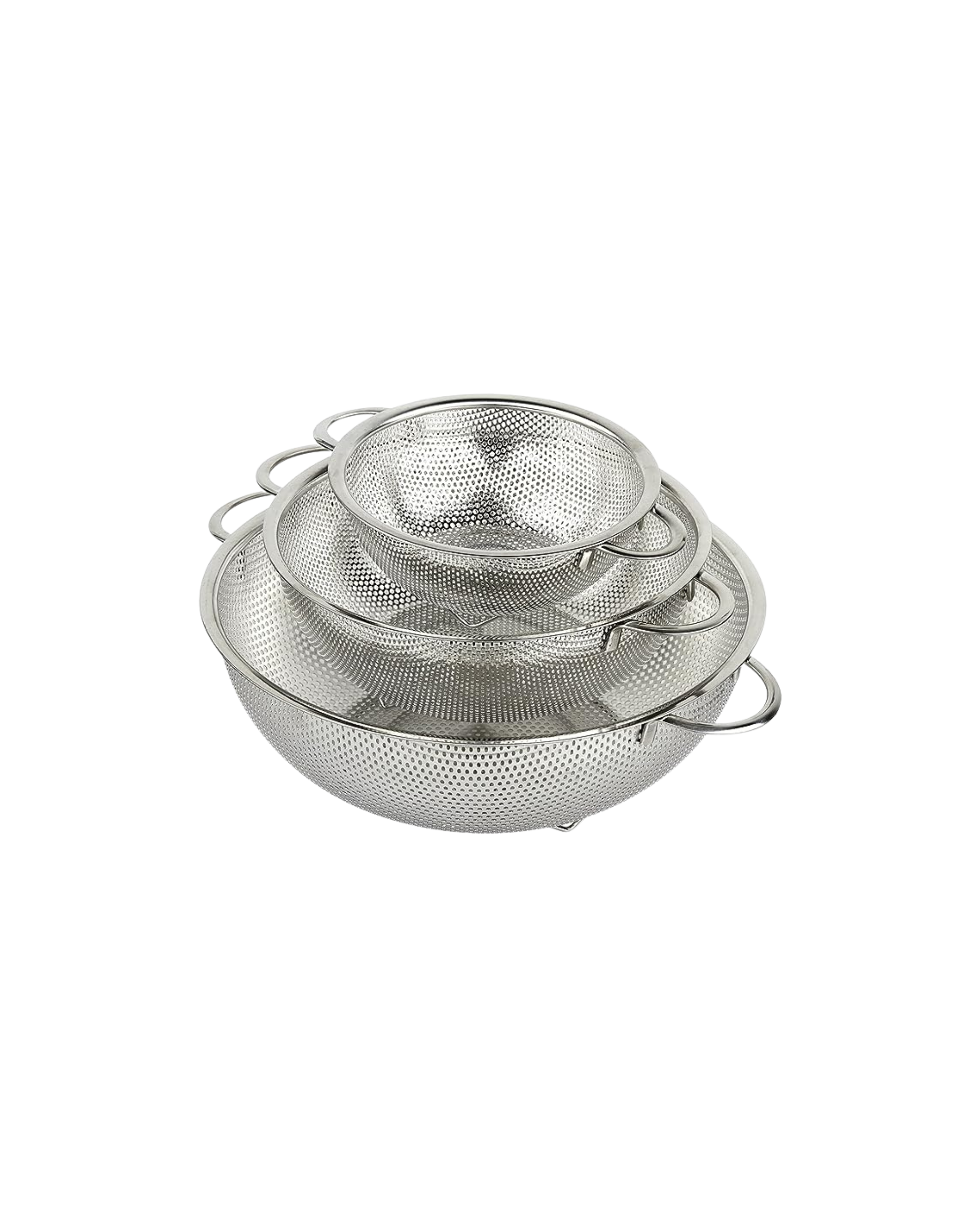 Stainless Steel Strainer Colander Set