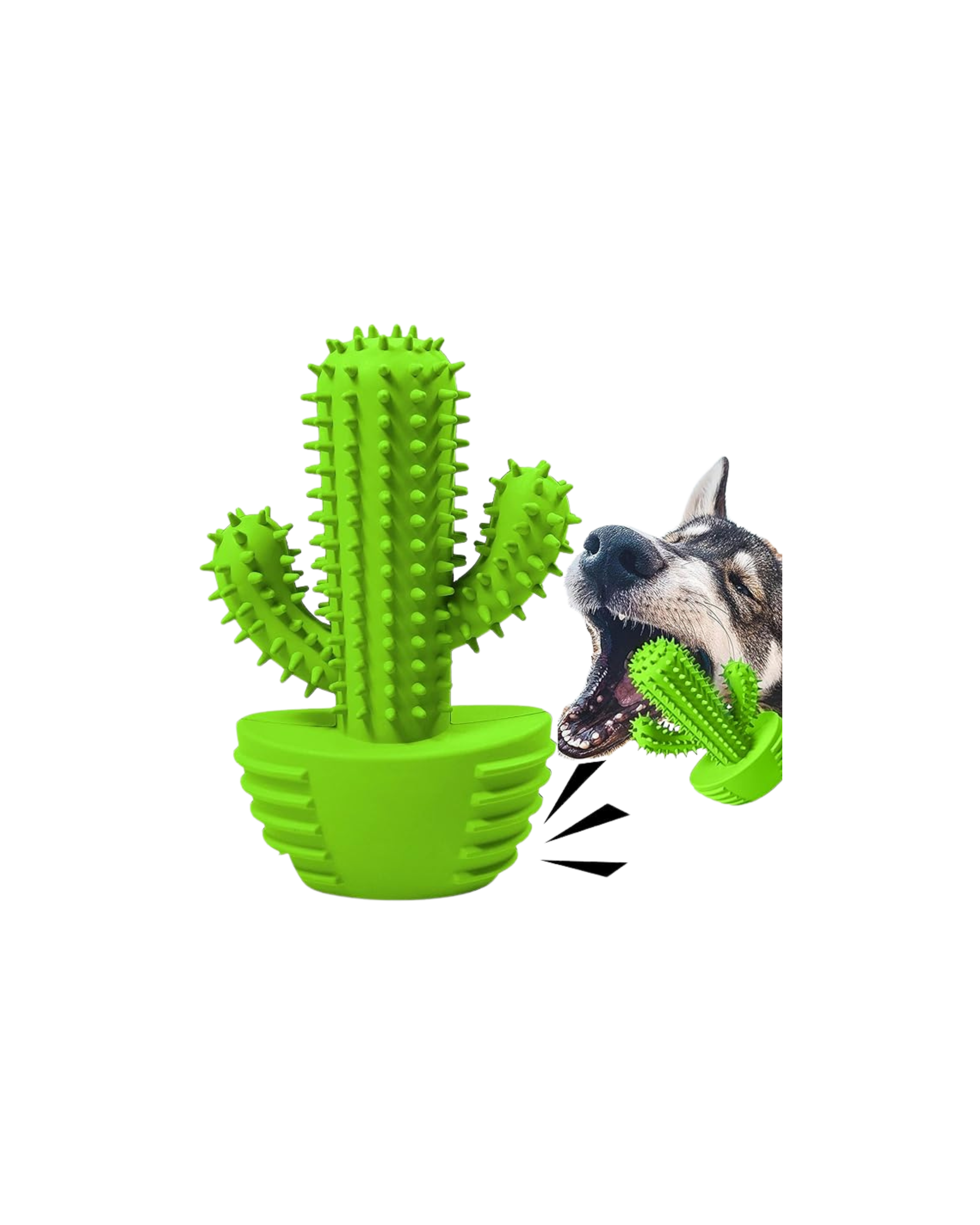 Tough Cactus Dog Dental Chew Toy