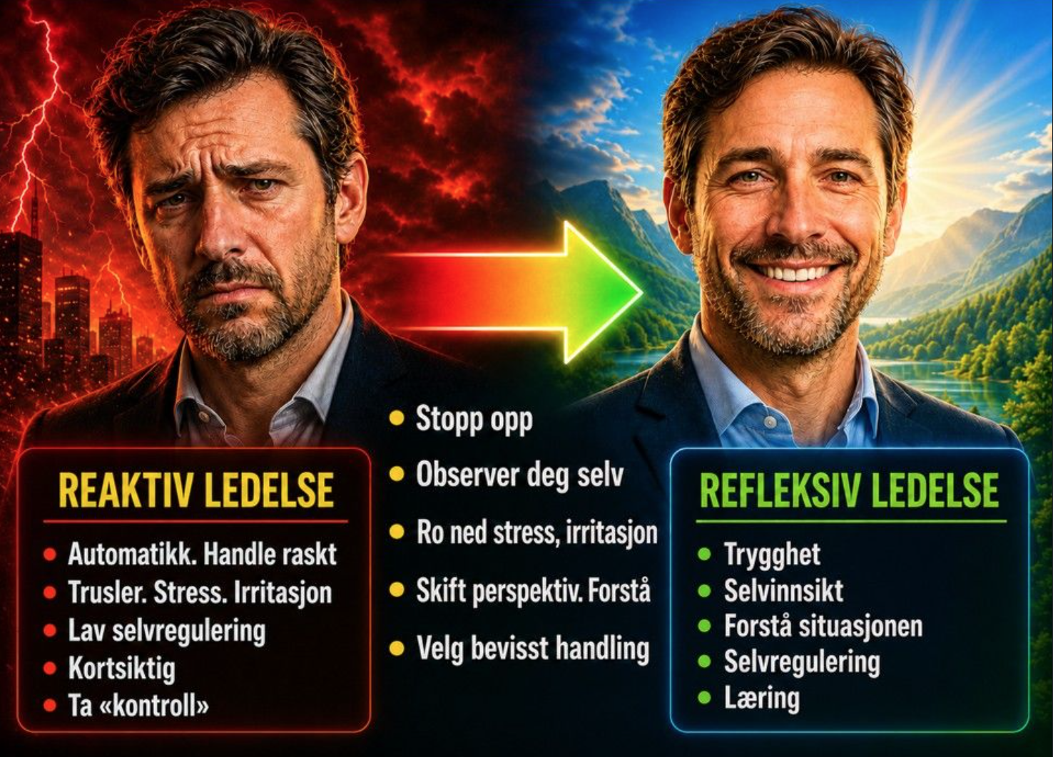 Fra reaktiv til refleksiv ledelse - “Samspillet” med hjernen