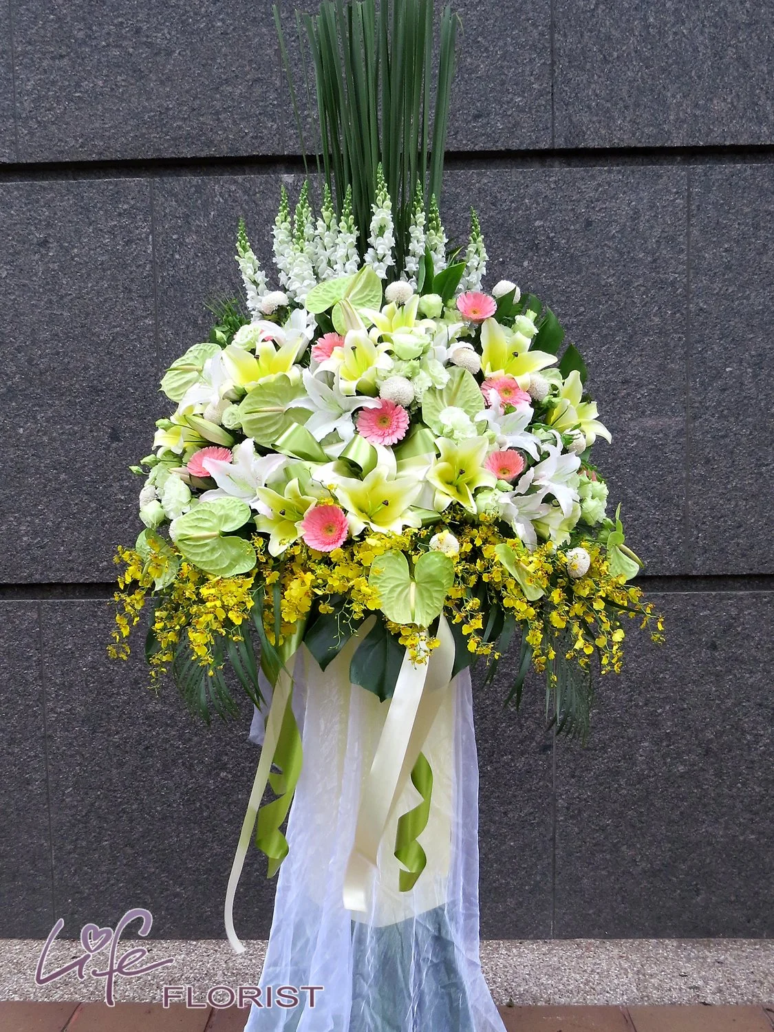 高架花籃  (一對)