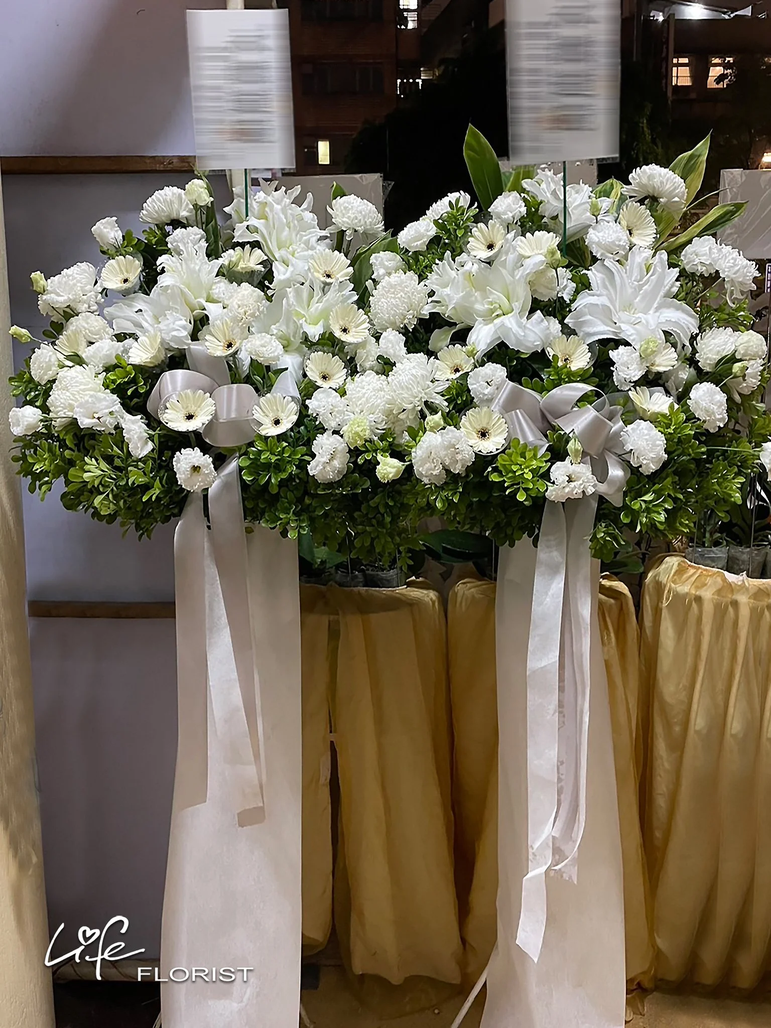 高架花籃  (一對)