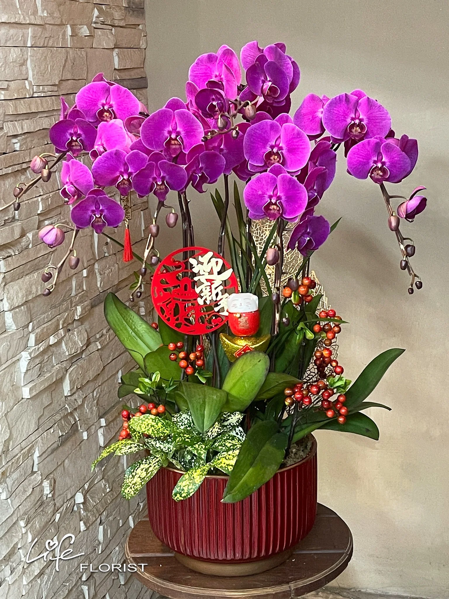 新年蝴蝶蘭花禮