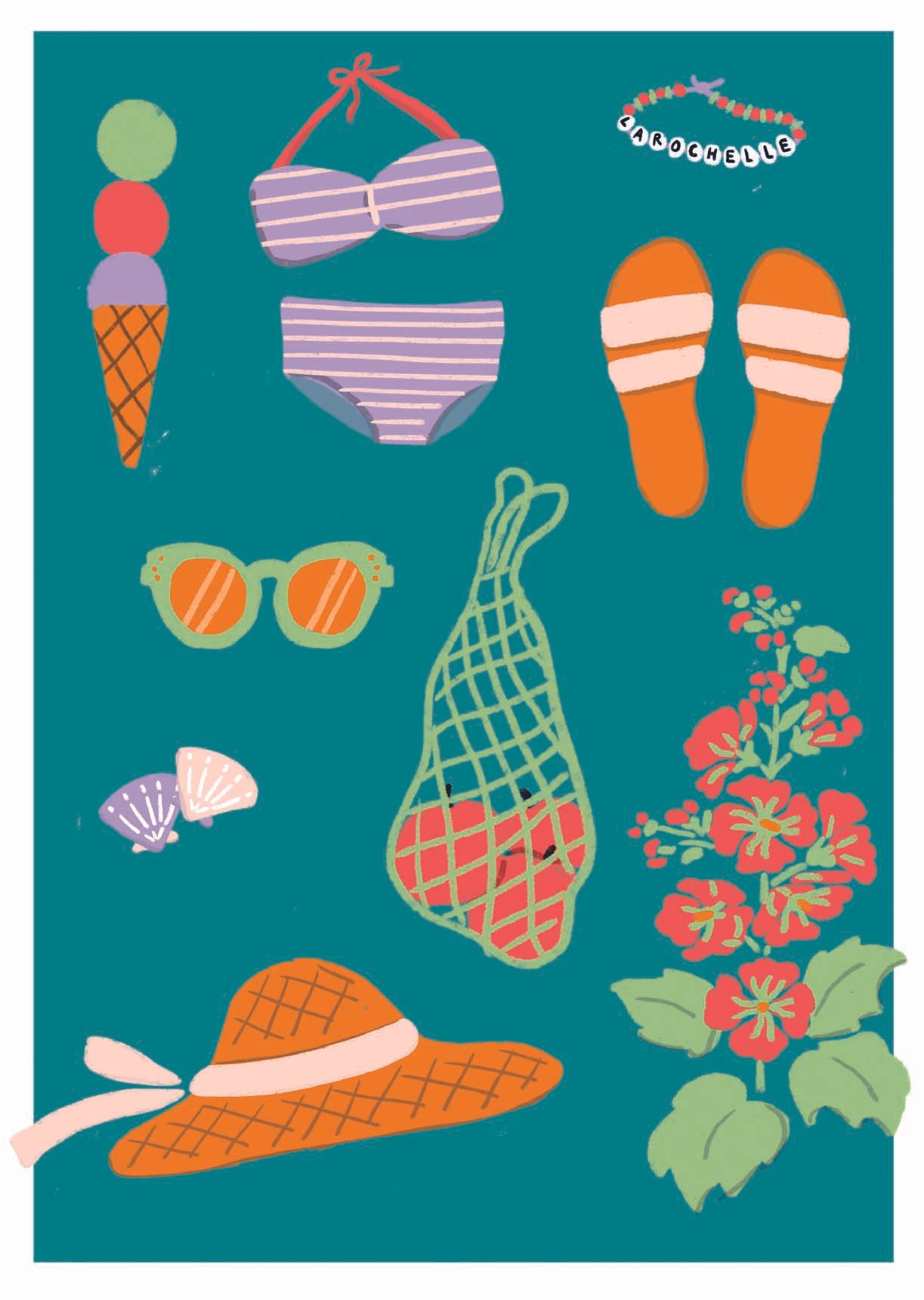 Carte vacances rochelaises