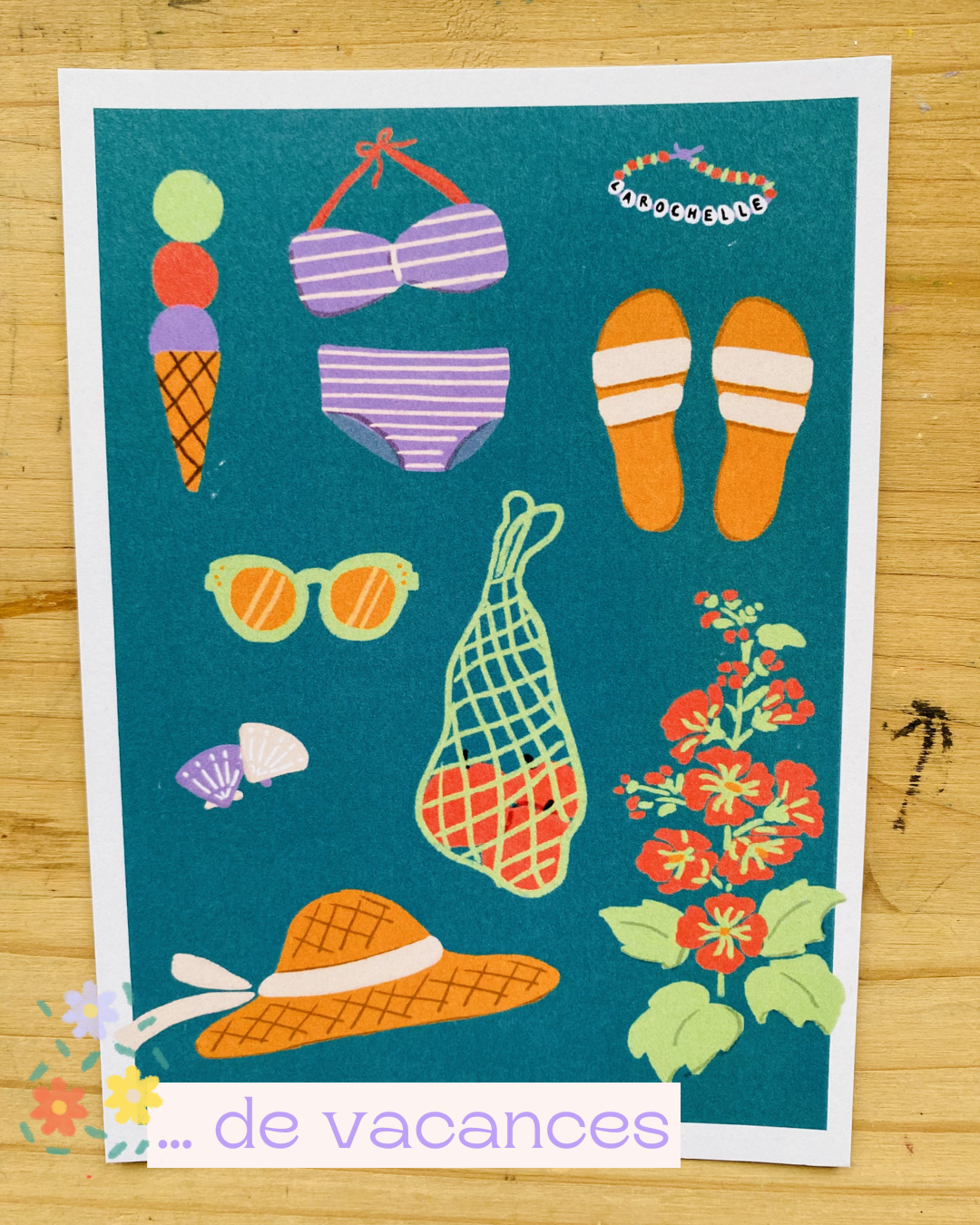 Carte vacances rochelaises