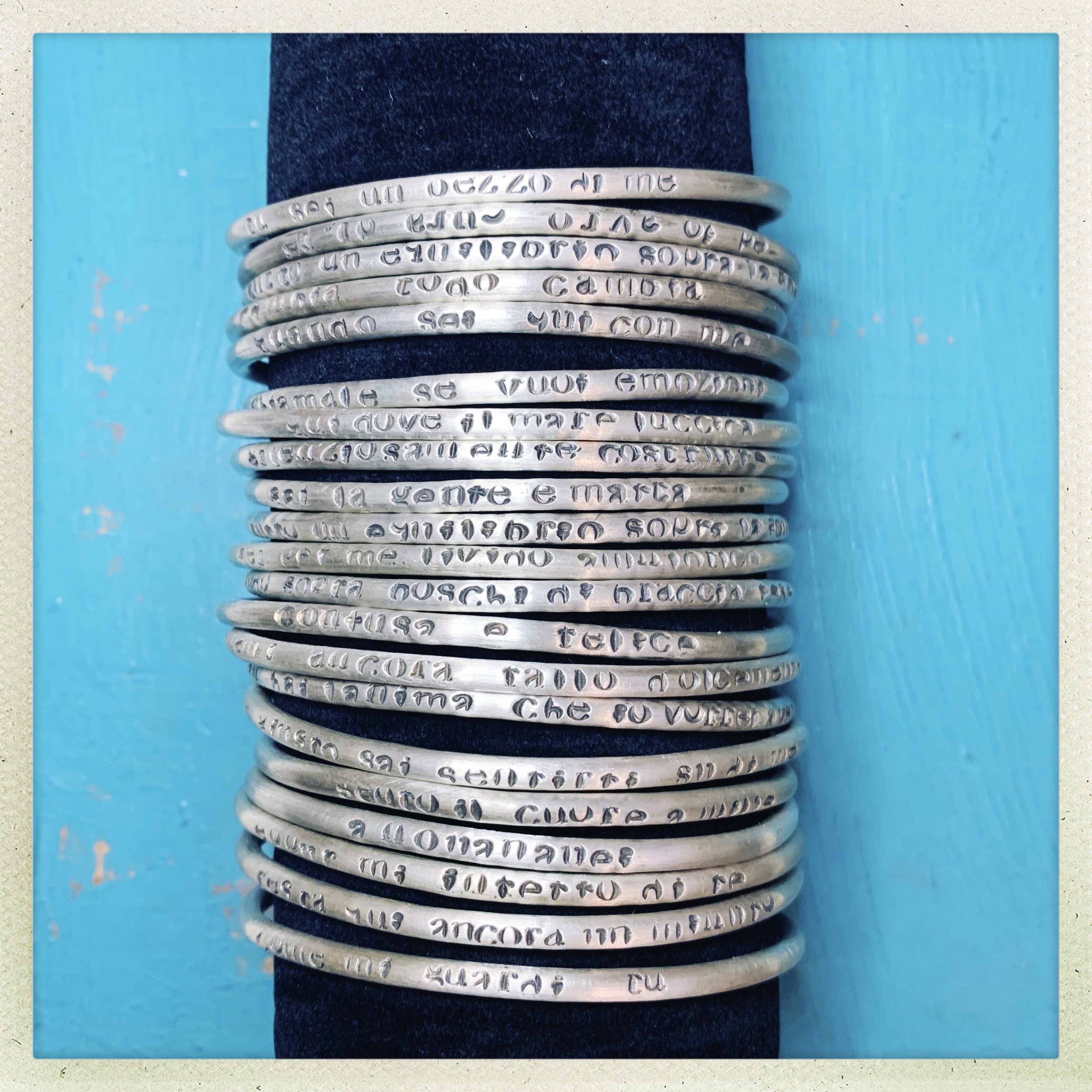 anelli bracciali in argento