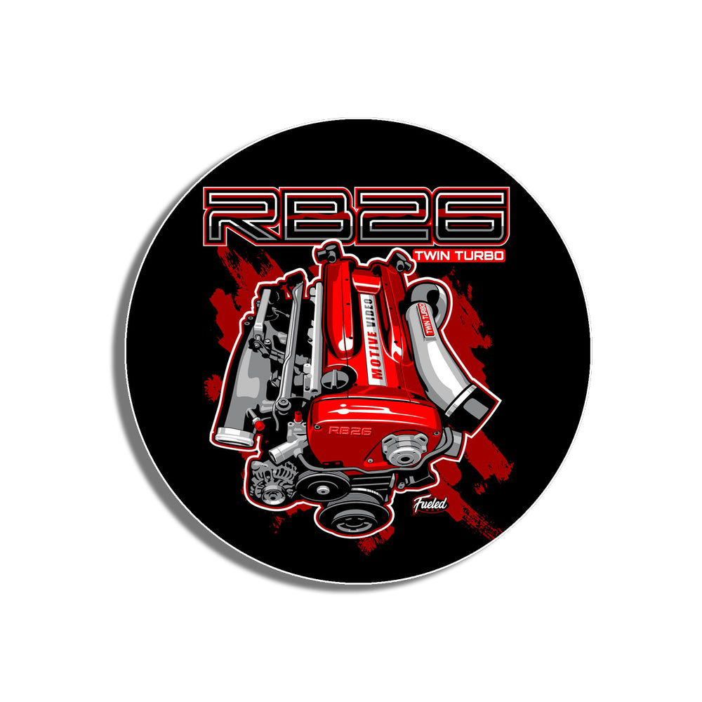 RB26 TWIN TURBO STICKER