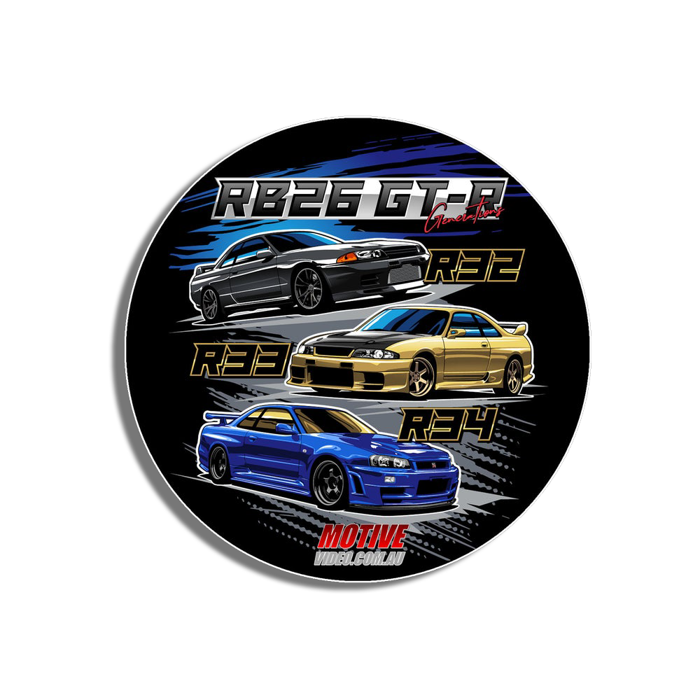 RB26 GENERATIONS STICKER