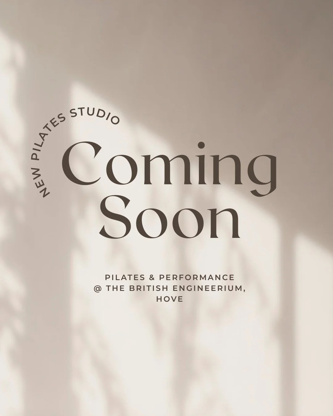 We're getting very close.....

New pilates studio incoming! 
Excited to be part of this wonderful community @thebritishengineerium.

Watch this space!