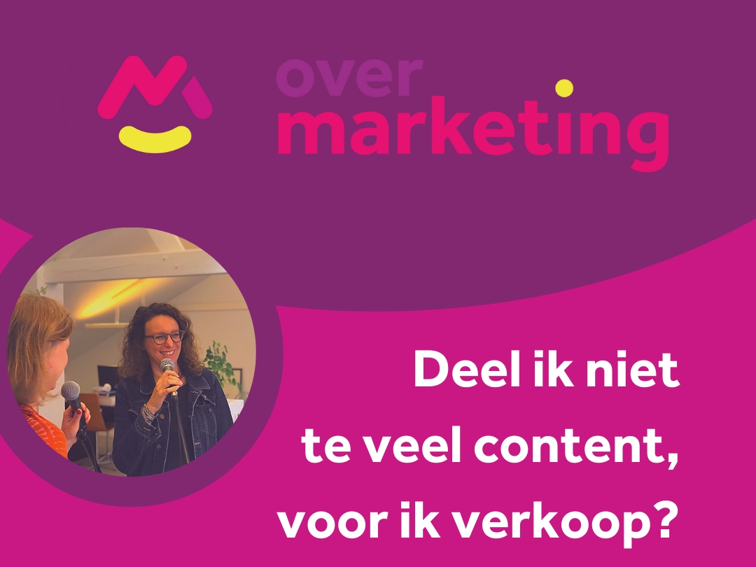 Deel ik niet te veel content, voor ik verkoop?