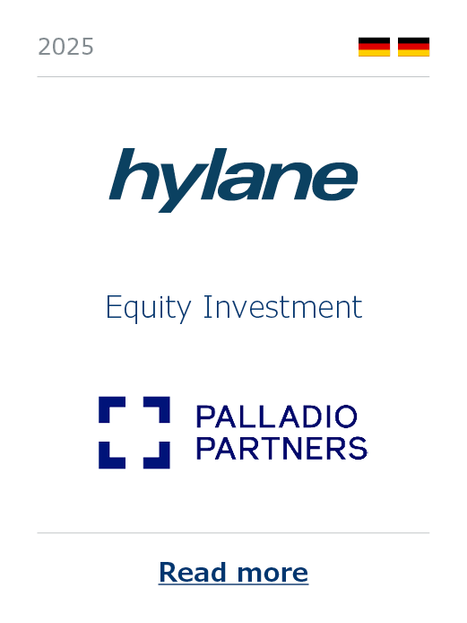 Cameron Barney Herbst Hilgenfeldt (“CBHH”) advises hylane on a strategic investment from Palladio Partners