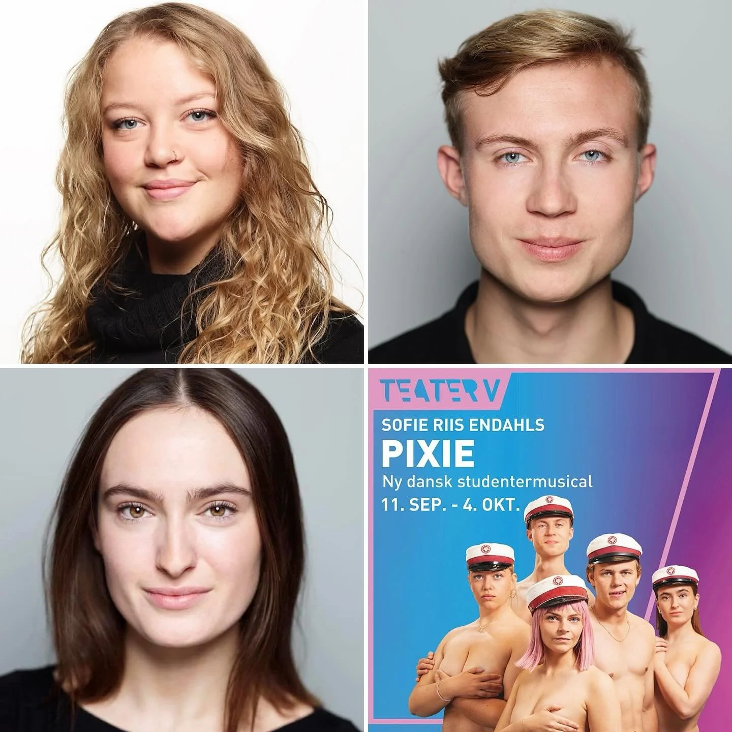Congratulations to 
Nicoline Wiberg, 
Philip Lamb&aelig;k Visholm and Mira Andrea Balloli with there premiere of Pixie @teaterv_