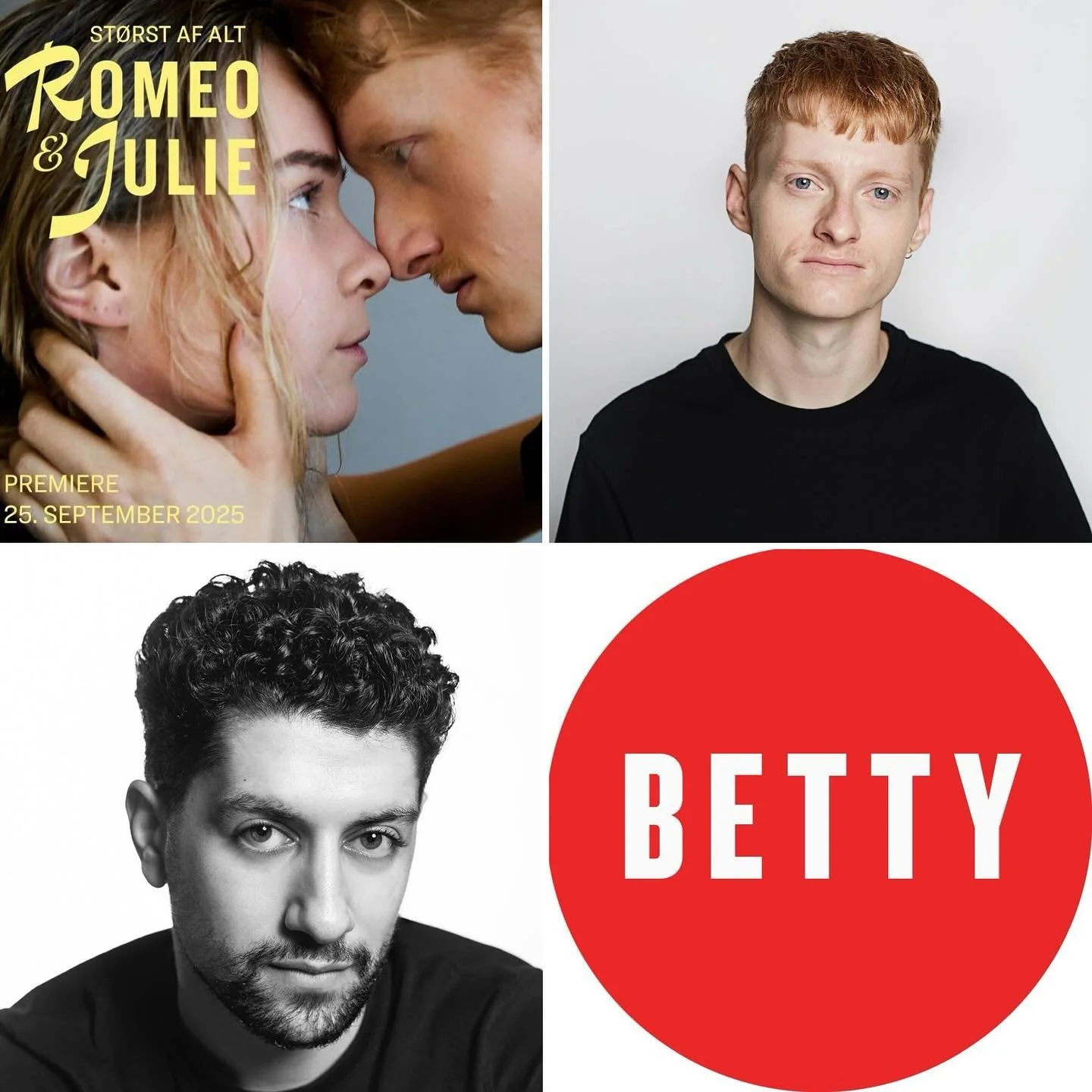 Good Luck to 
Casper Kj&aelig;r Jensen and 
Kevan Nirwan Soliman for today&rsquo;s Premiere of 
Romeo and Julie @bettynansenteatret