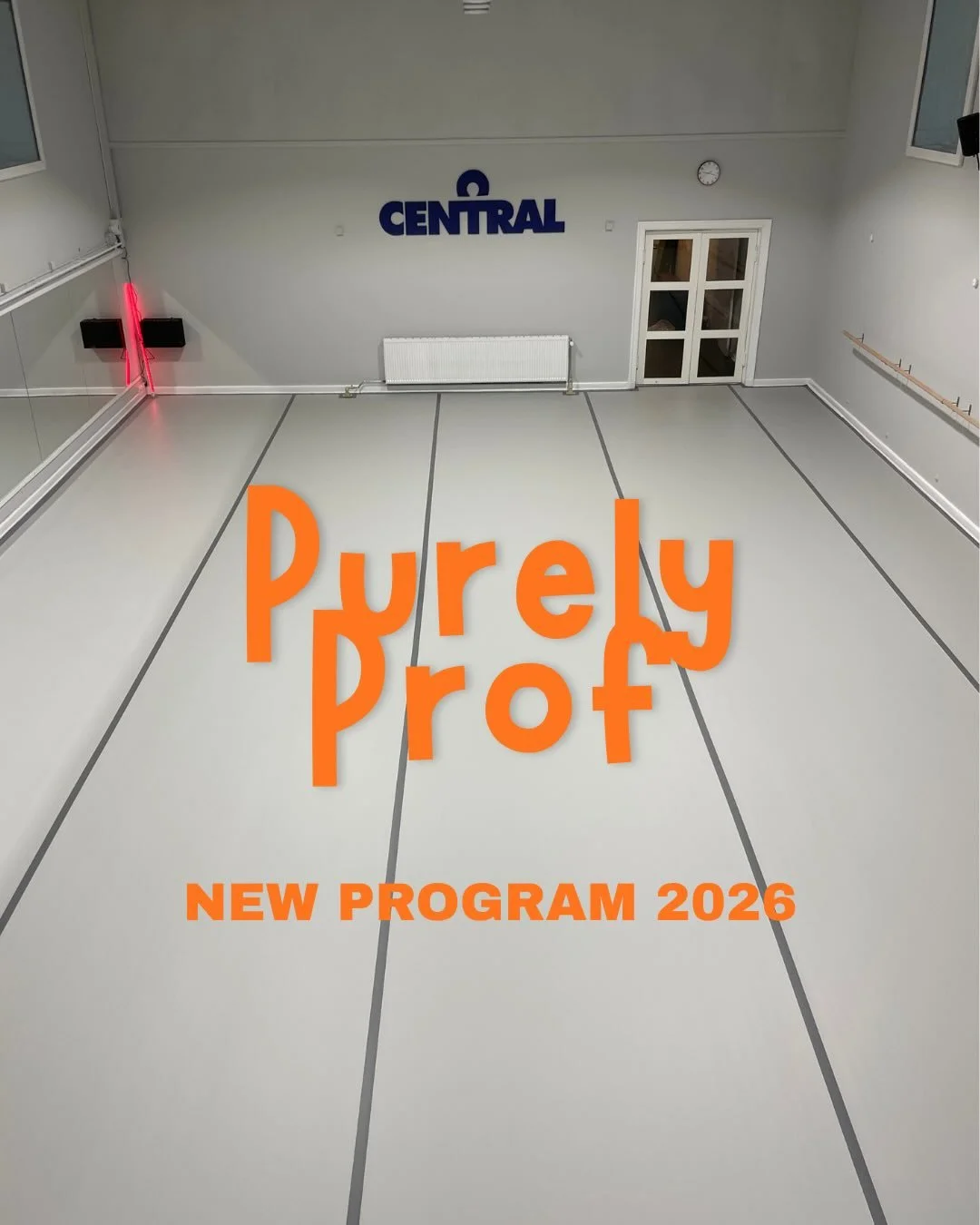 PURELY PROFESSIONAL 2026!
New Program starts 
Monday 12/1 - 19.15 - 20.45
Price 150 kr per Class or 5 Class Clipcard for 600 kr
Sign up in the links in the Bio !
