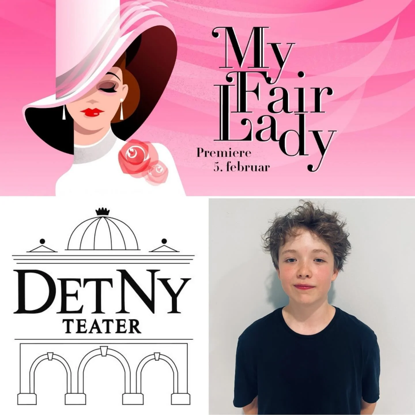 Good Luck Walter for Premiere tonight with My Fair Lady @detnyteater