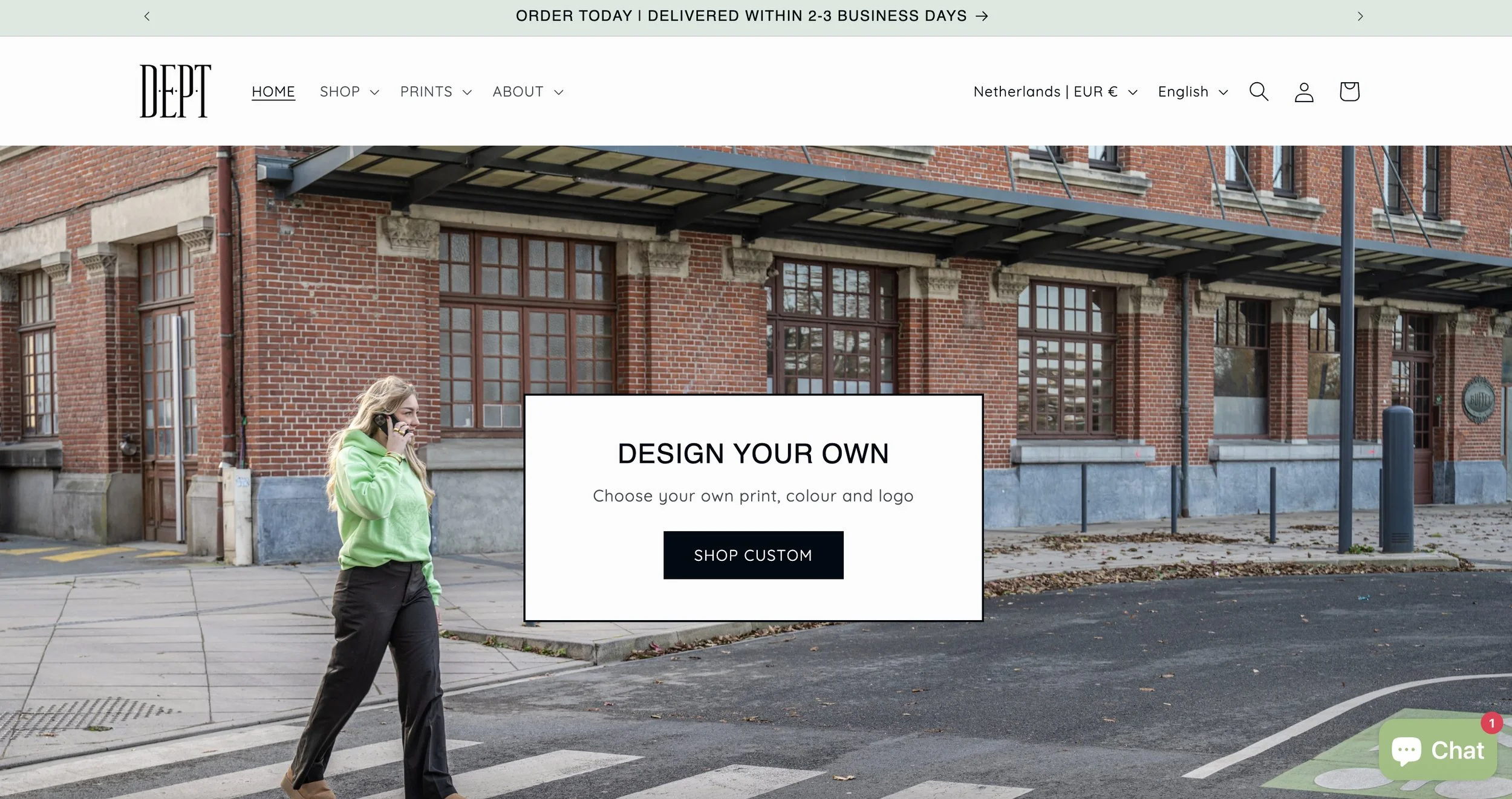 Homepage DEPT Fashion