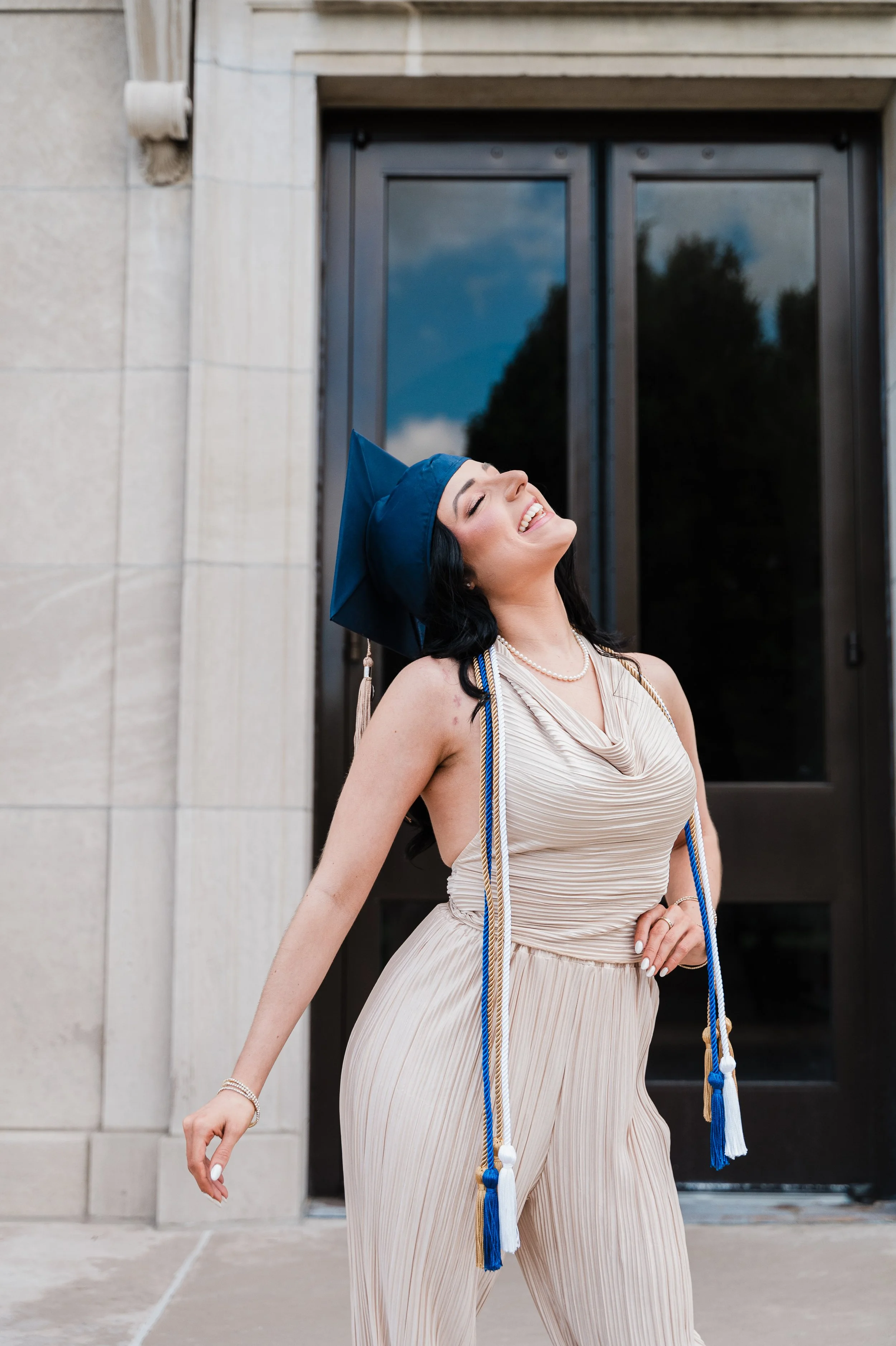Celebrating A Milestone: Lilly’s Graduation Portraits at Forest Park