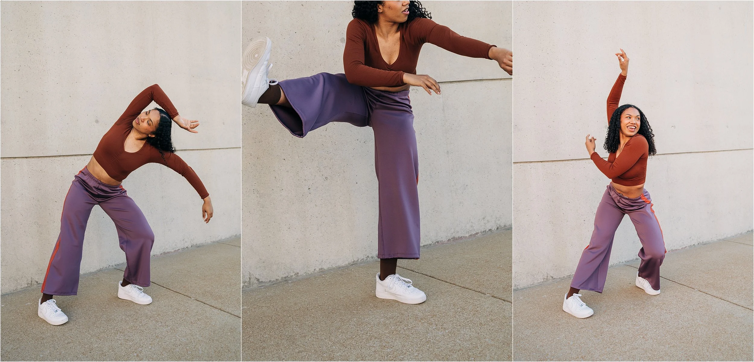 St. Louis professional dancer Renee Austin in Cloudbody dance pants
