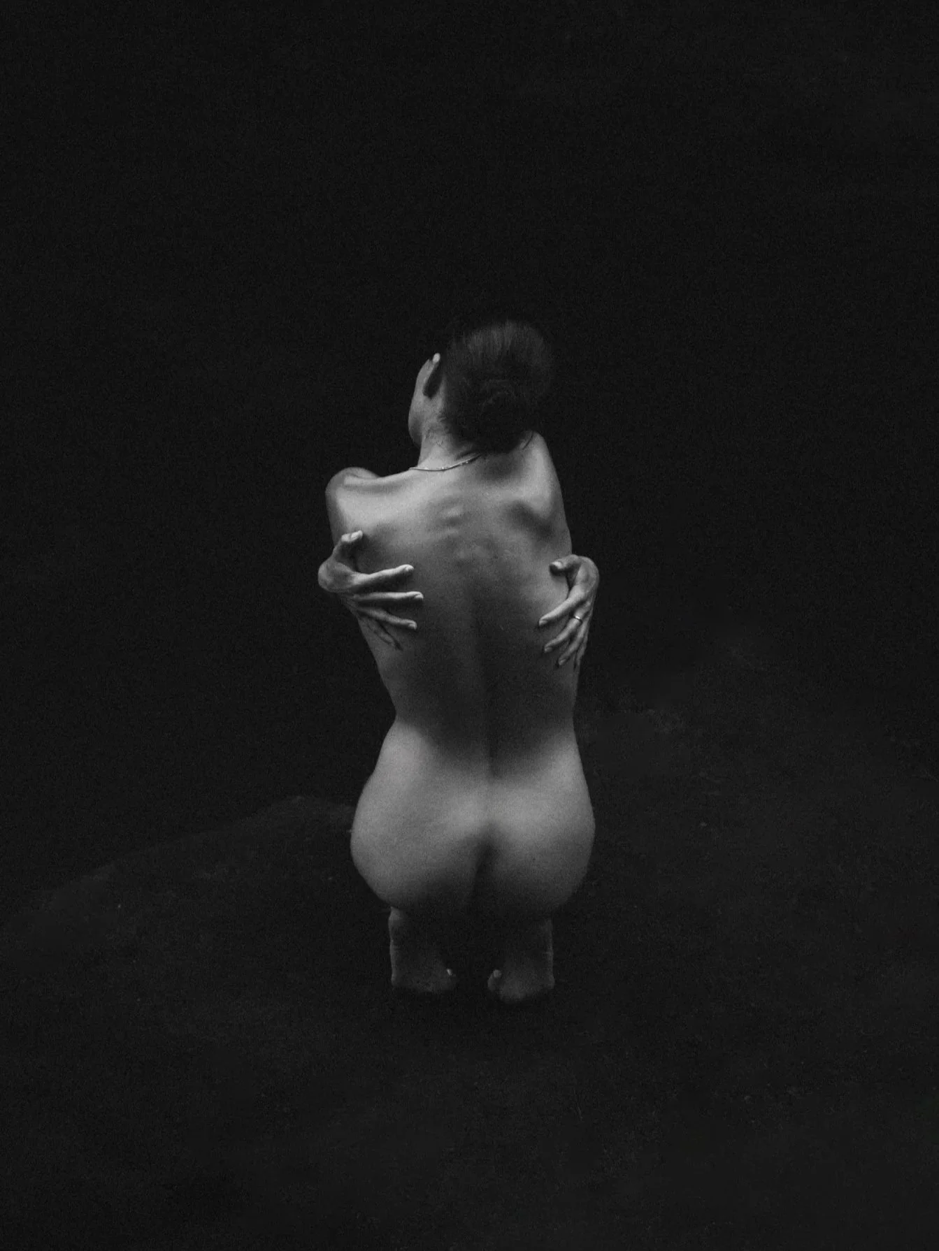 fine art print woman black and white