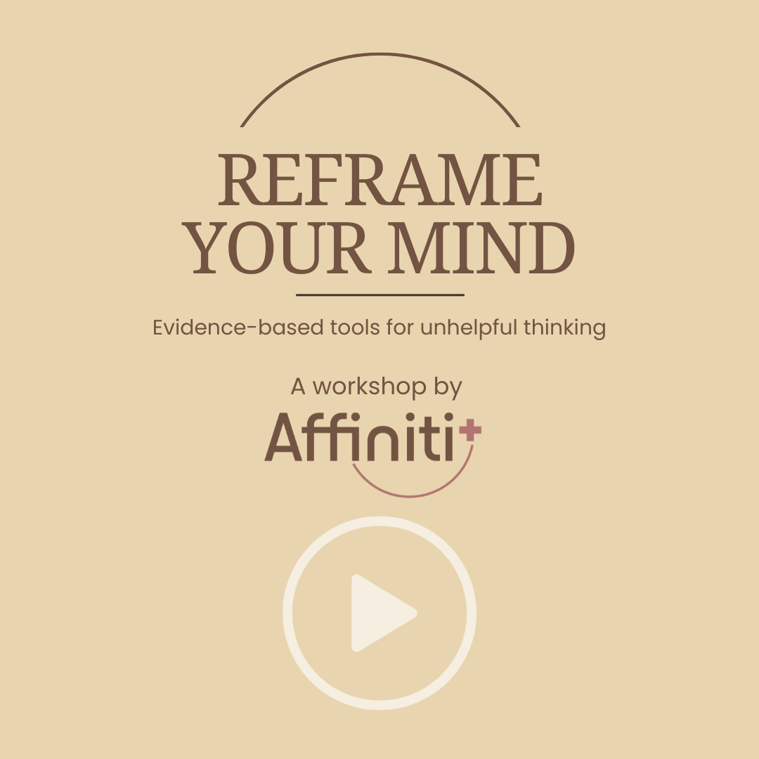 affiniti play button for reframe your mind
