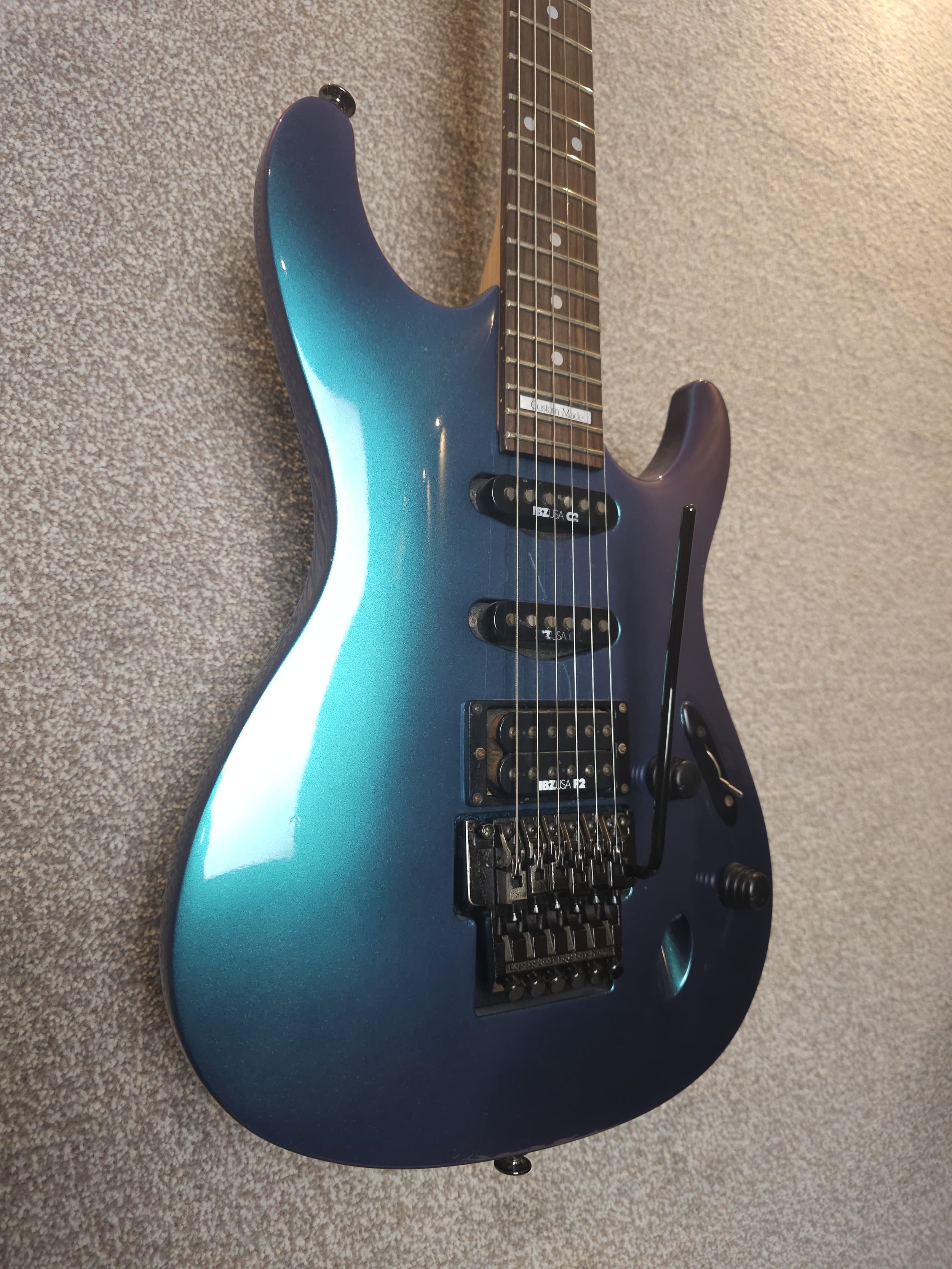 IBANEZ - 540S Custom Made - Refinished Blue Green Metallic - 1991 - Made in Japan