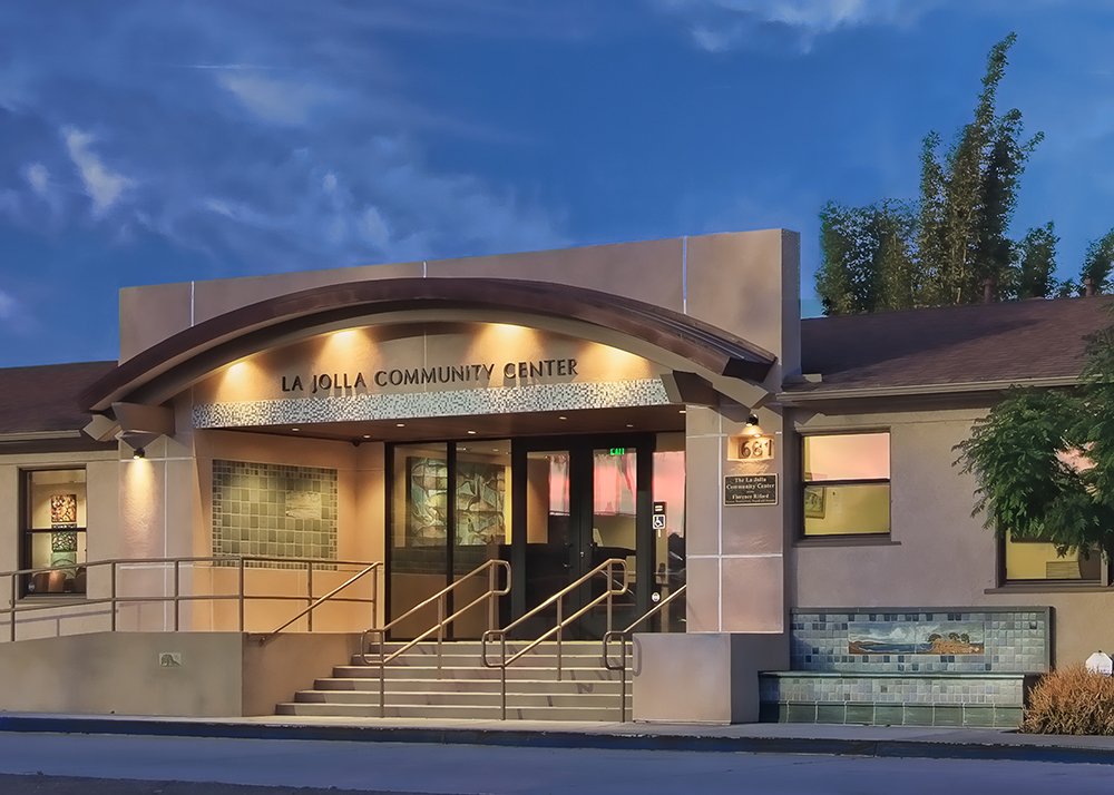 TO GIVE BACK TO THE COMMUNITY, WE WORKED ON AN EXTENSIVE REMODEL OF THE LA JOLLA COMMUNITY CENTER.