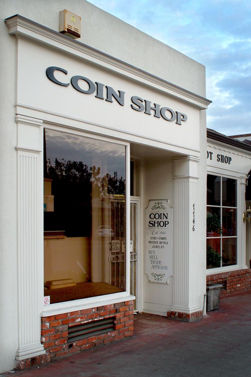 WHEN THE CLASSIC LA JOLLA COIN SHOP NEEDED A NEW LOOK, THE OWNERS CALLED US IN TO HELP.