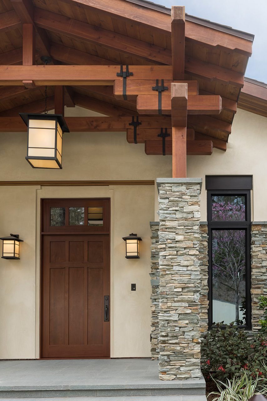 THE HOME’S CUSTOM “CLOUD-LIFT” ENTRYWAY.