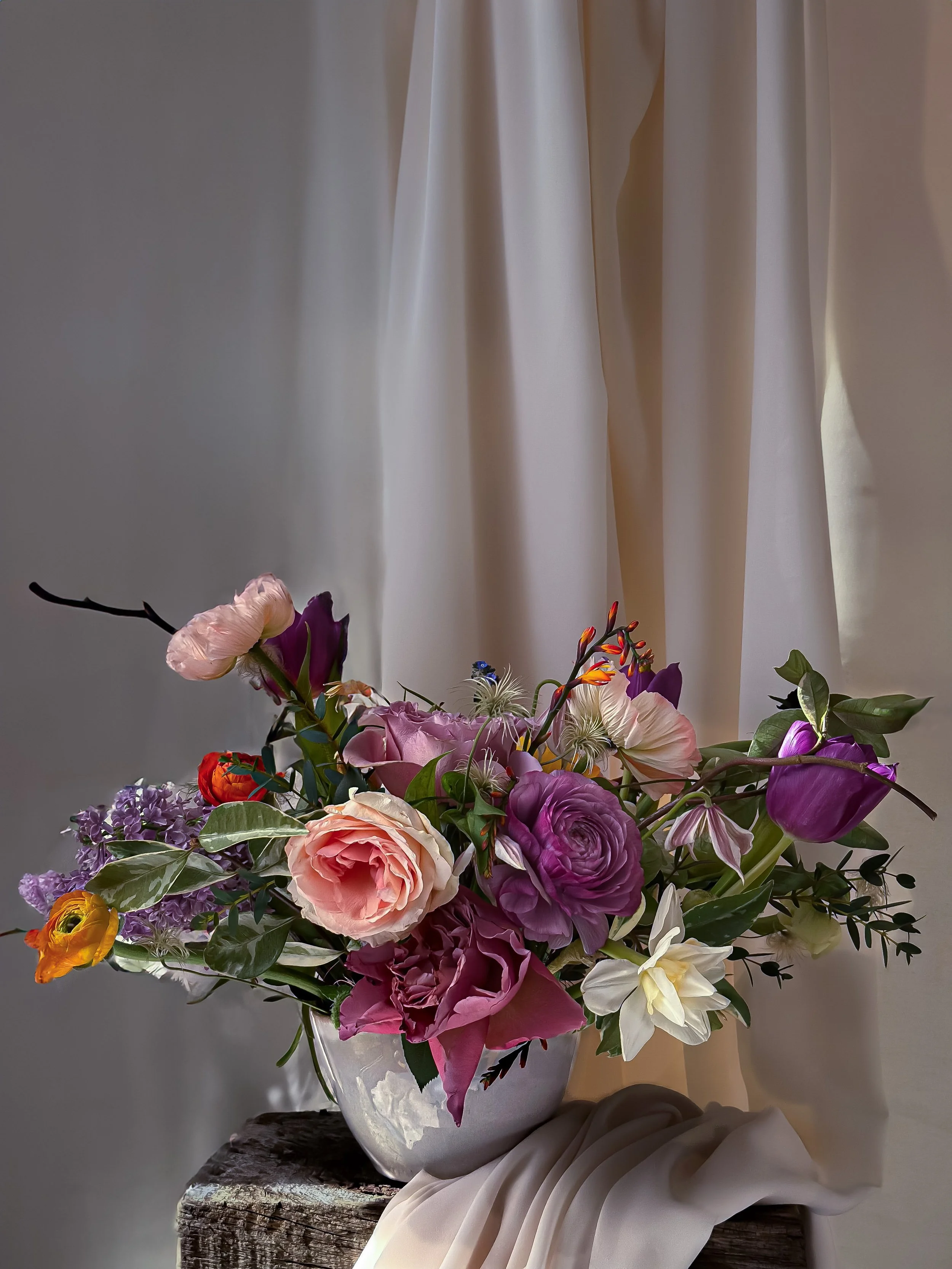 Spring Flowers Table arrangement workshop