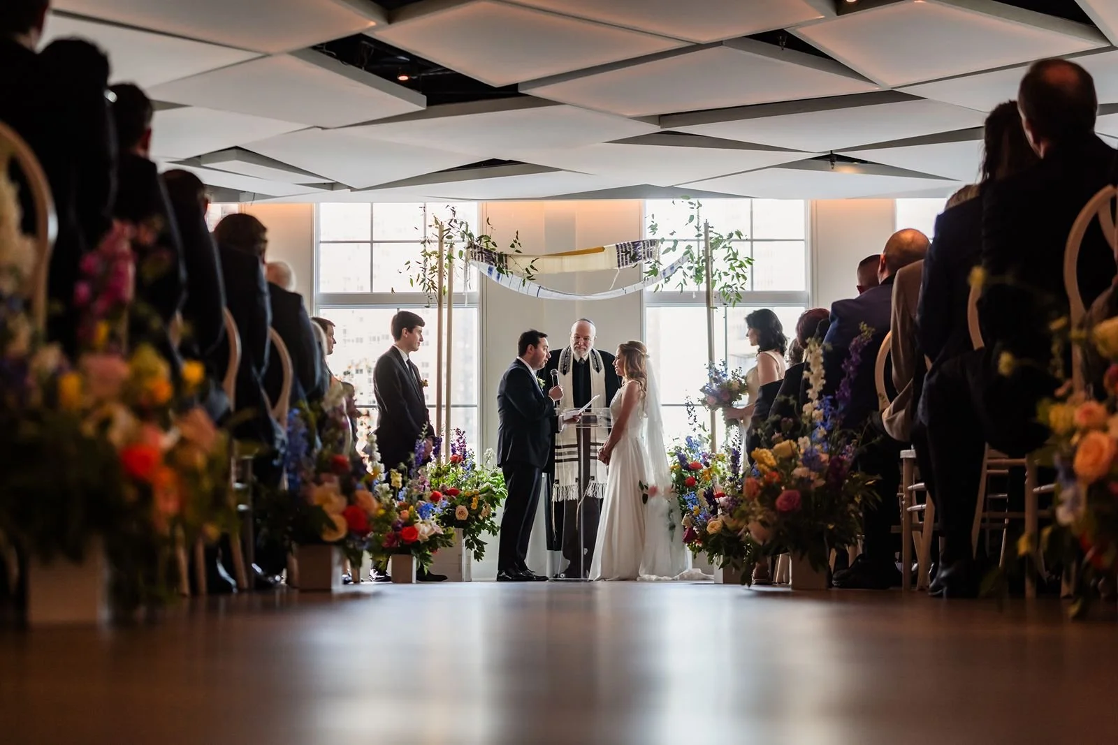 Maritime Parc wedding ceremony in the Sky Room