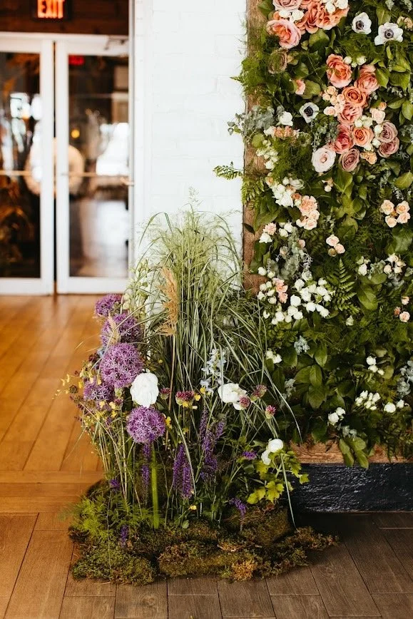 Stair decor at Battello Jersey City