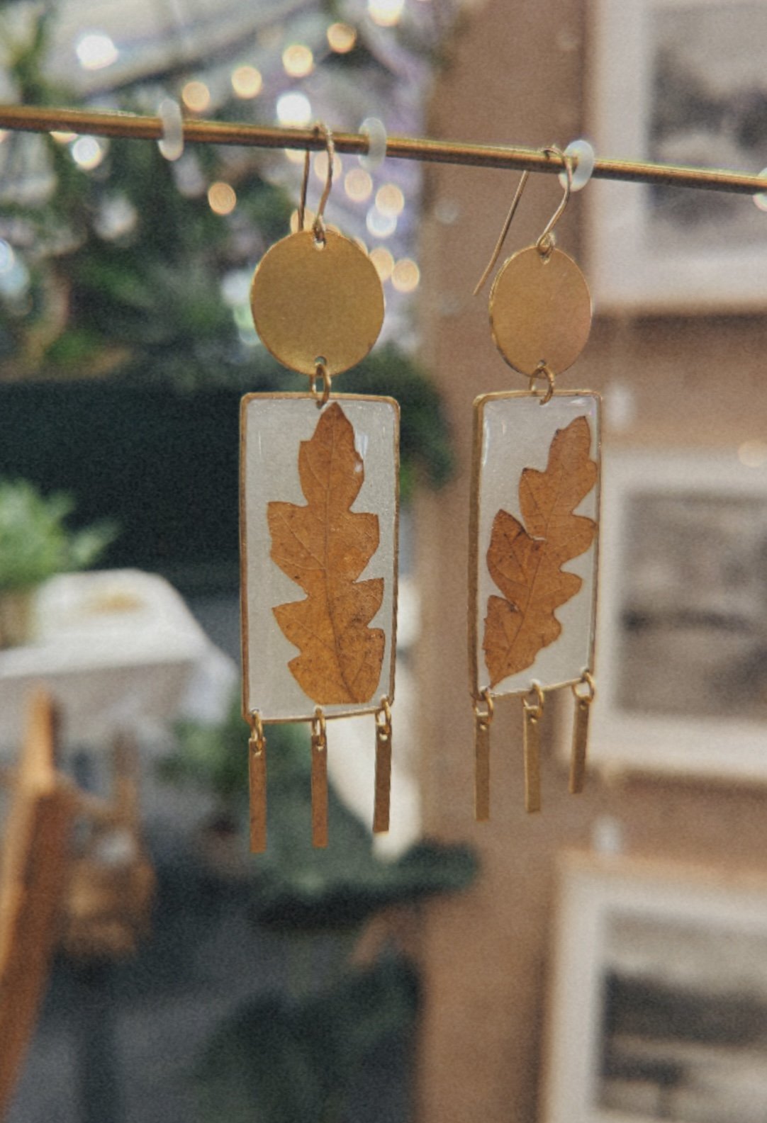 Oak Leaf Earrings